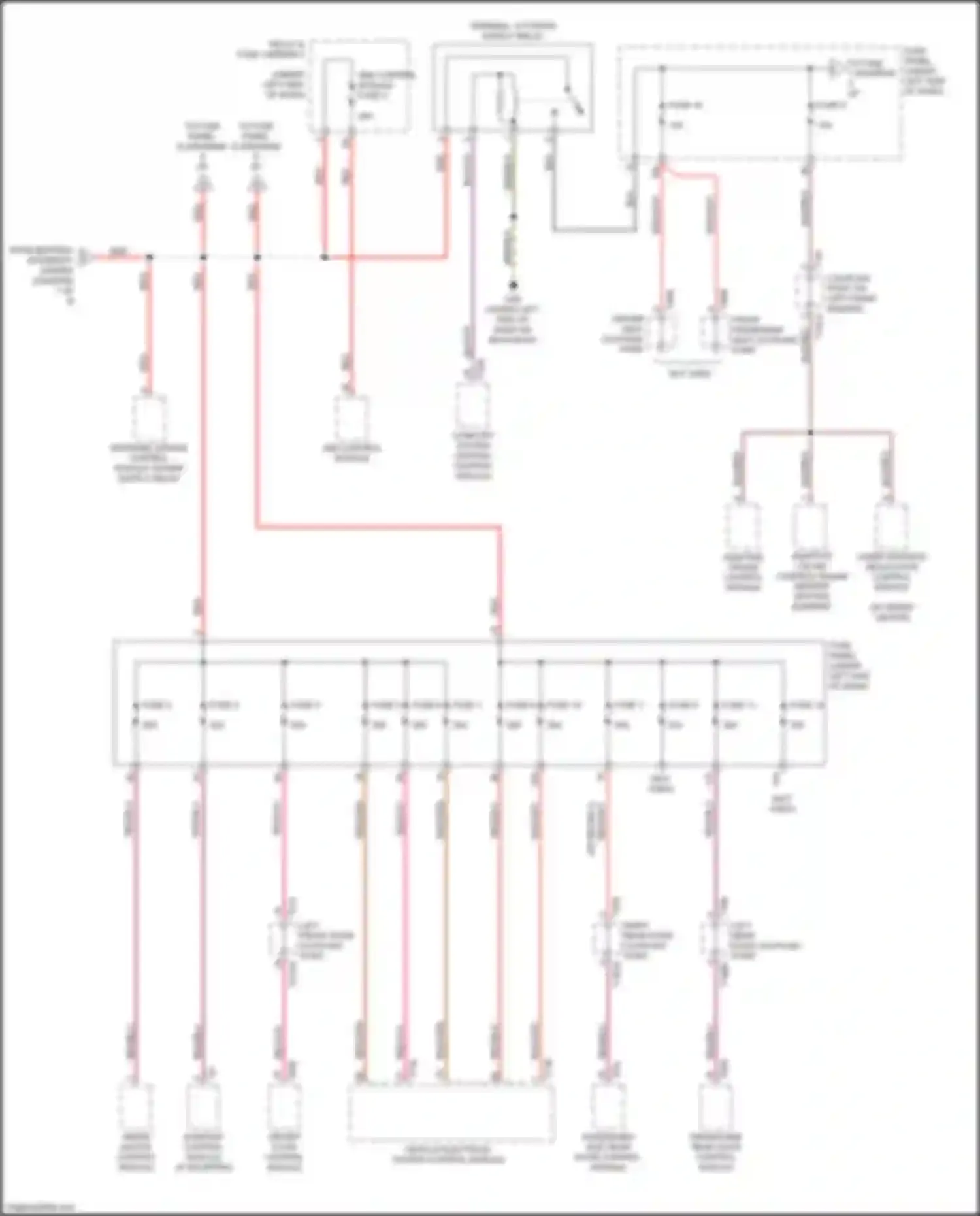 Q8 Audi I (2018-2023): Power distribution circuit (6 of 8)