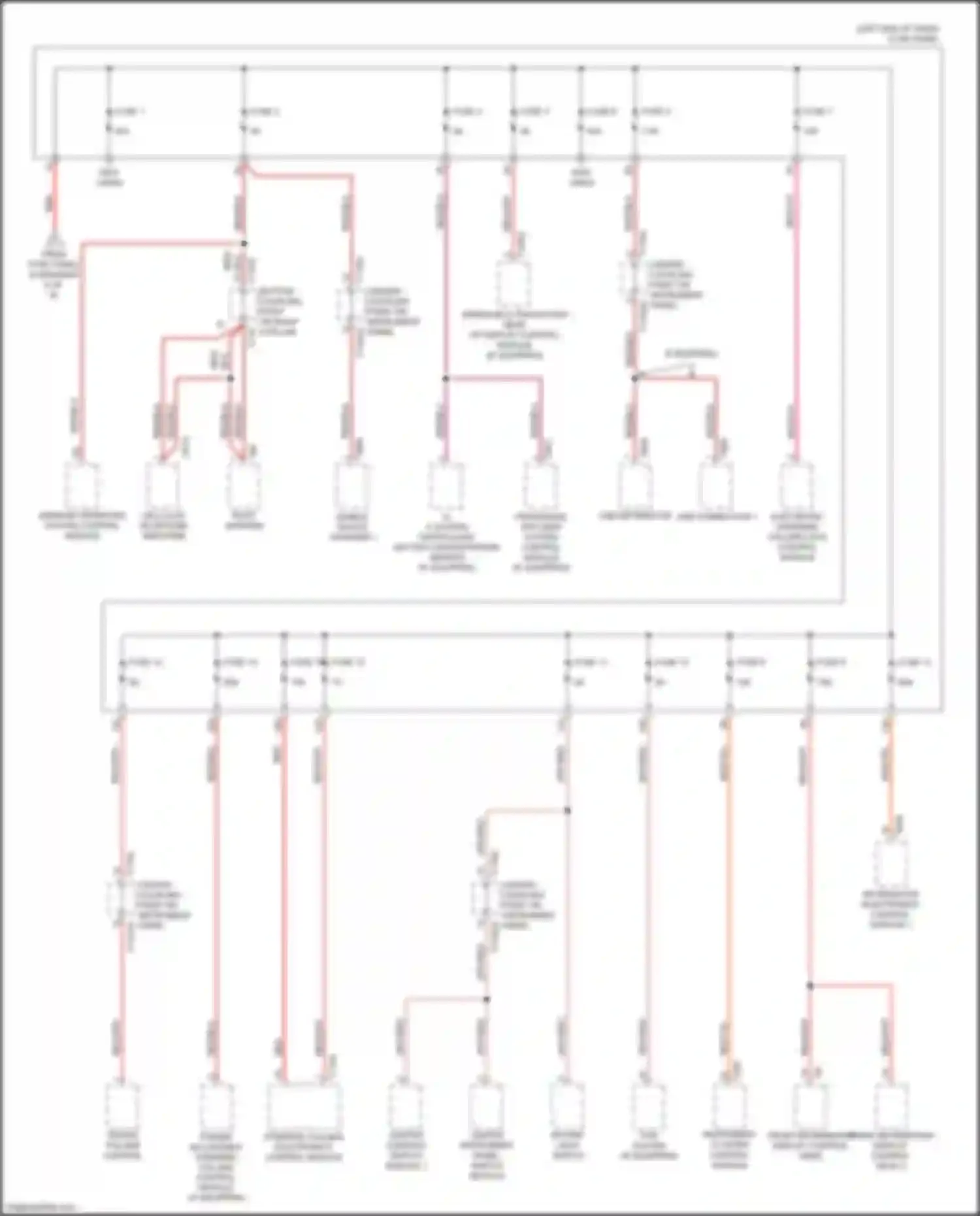 Q8 Audi I (2018-2023): Power distribution circuit (7 of 8)