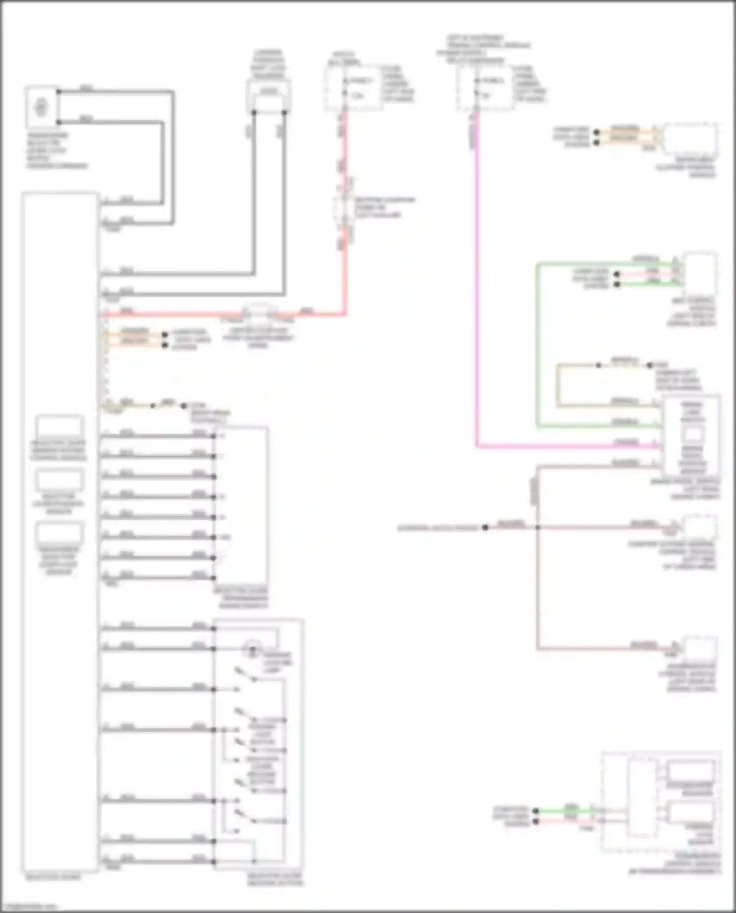 Q8 Audi I (2018-2023): Shift interlock circuit