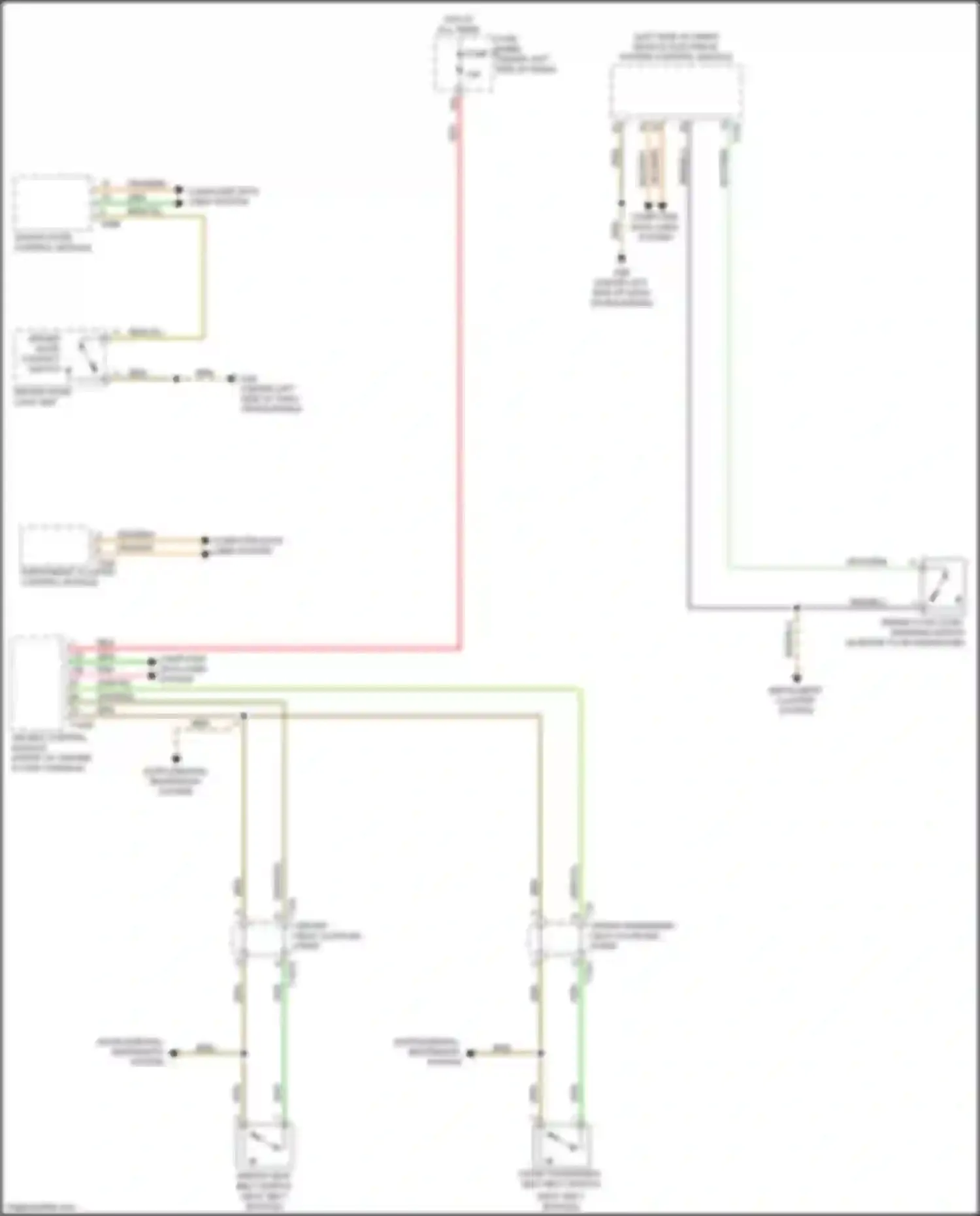 Q8 Audi I (2018-2023): Chime circuit