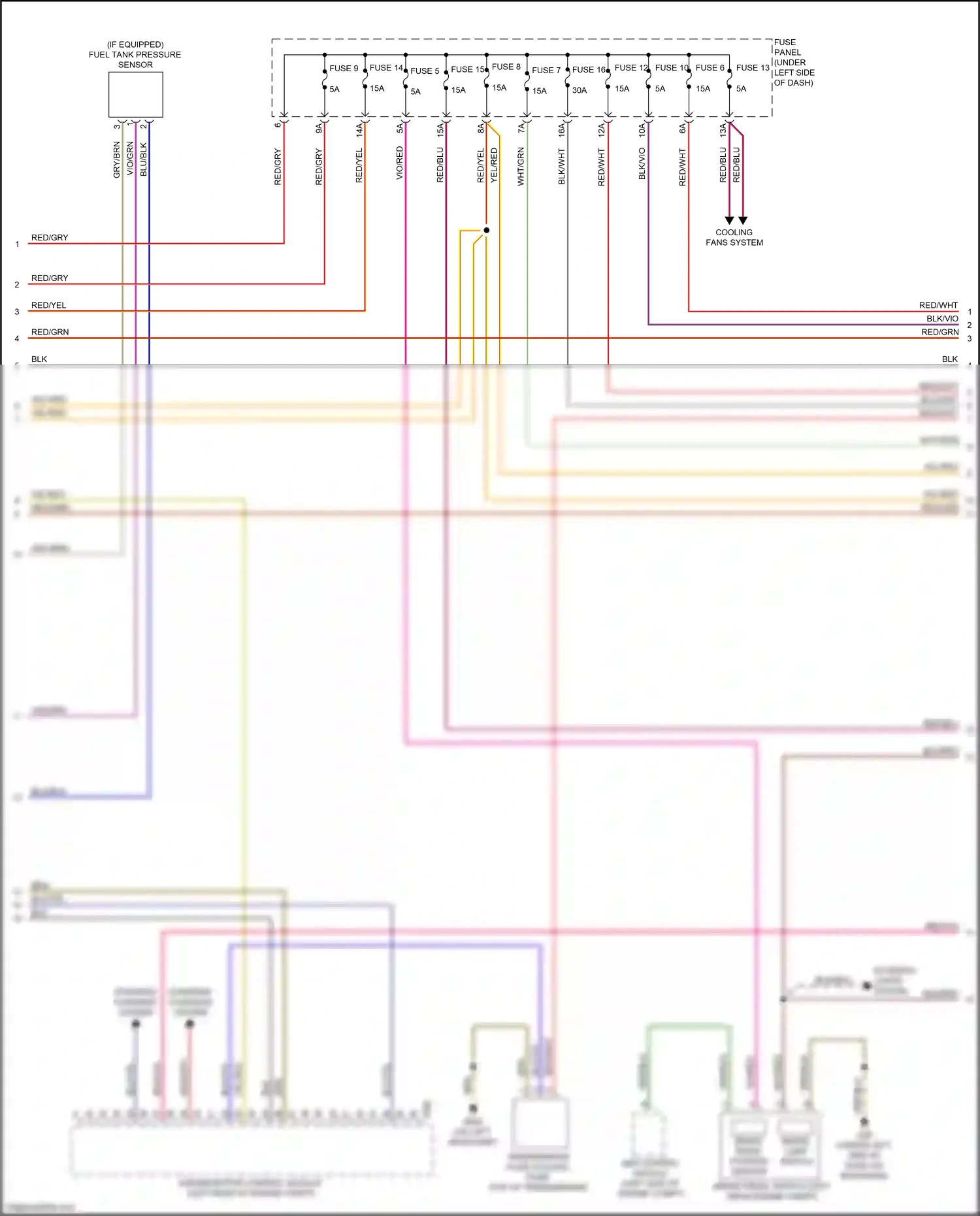 Audi Q8 I (2018-2023) abs control module wiring diagram  (12 of 12)
