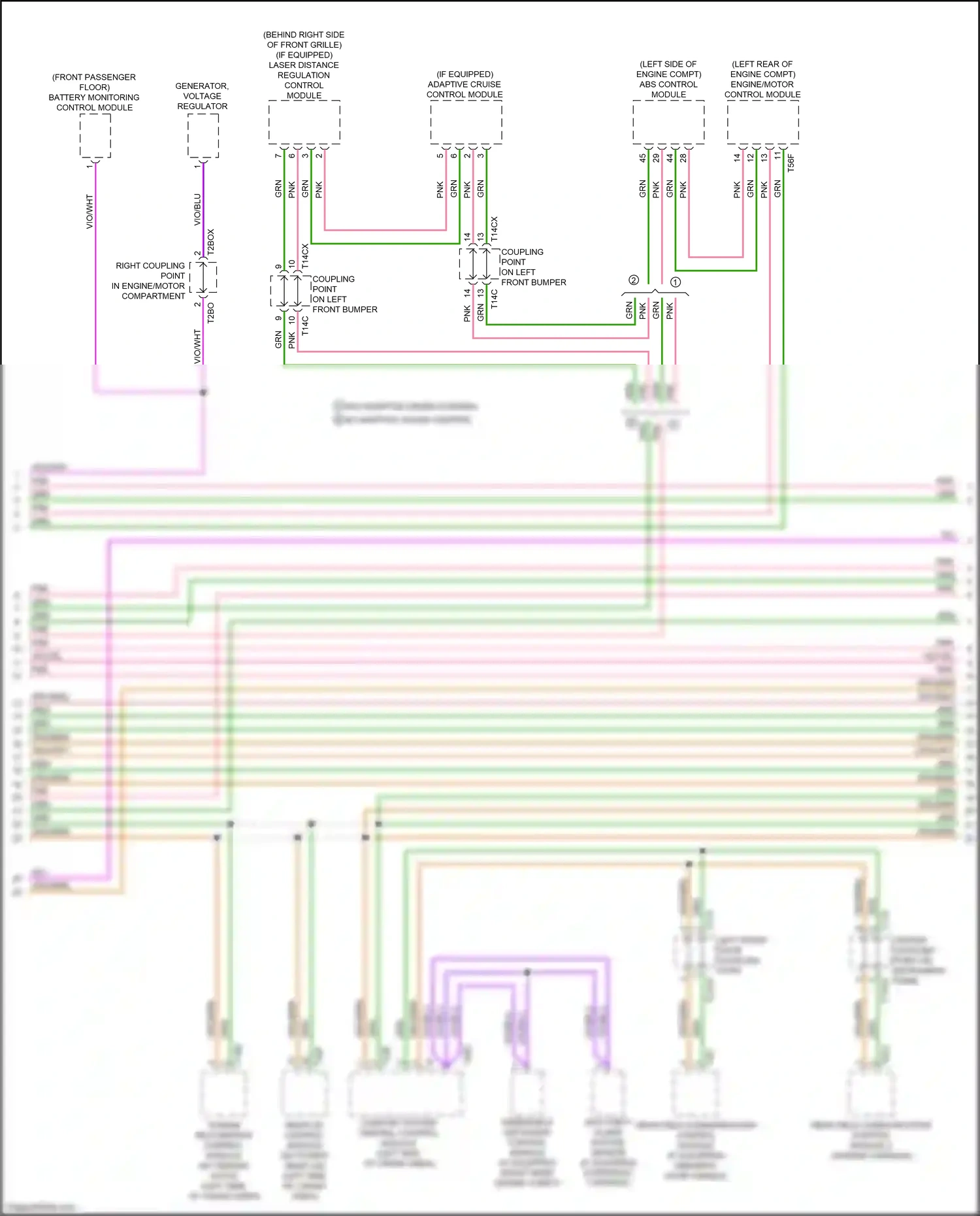 Audi Q8 I (2018-2023) abs control module wiring diagram  (1 of 12)