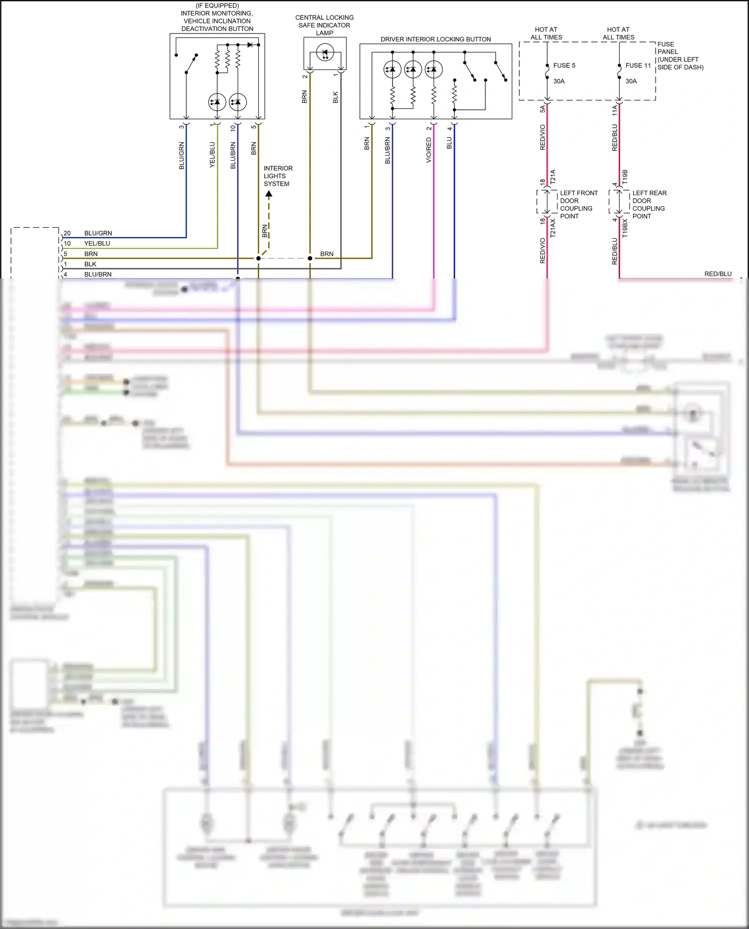 Audi Q8 I (2018-2023) computer data lines system wiring diagram  (26 of 126)