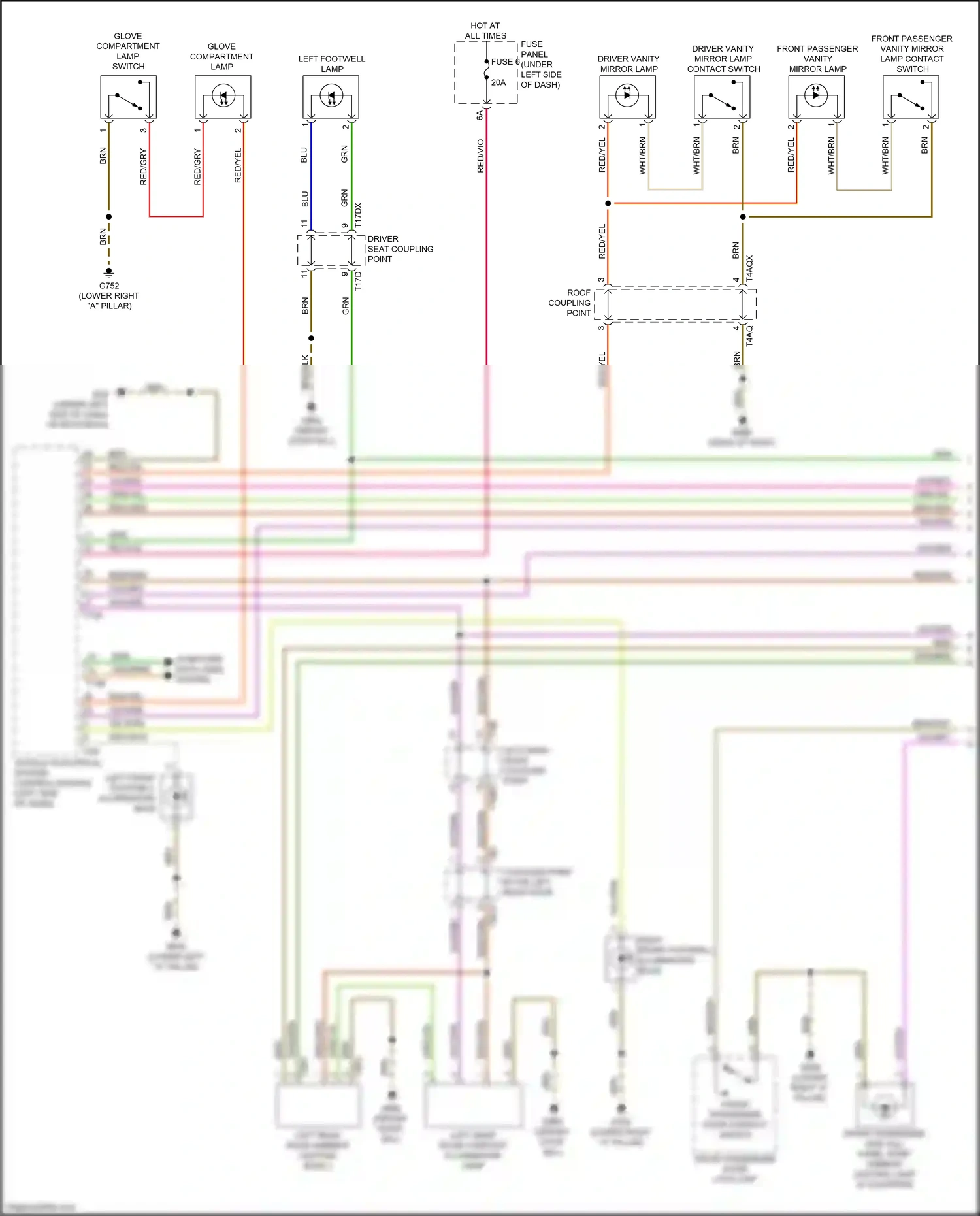 Audi Q8 I (2018-2023) computer data lines system wiring diagram  (93 of 126)