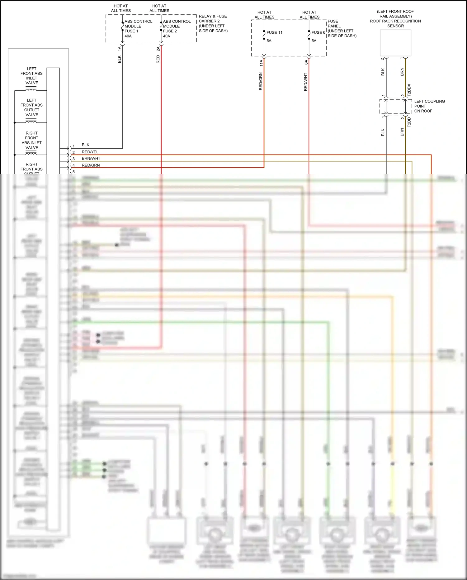 Audi Q8 I (2018-2023) computer data lines system wiring diagram  (21 of 126)