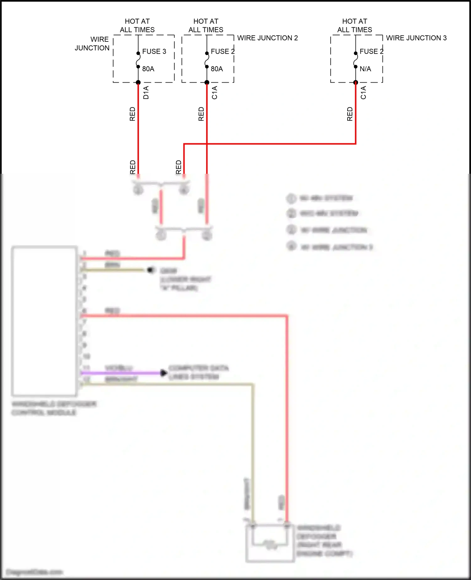 Audi Q8 I (2018-2023) computer data lines system wiring diagram  (5 of 126)