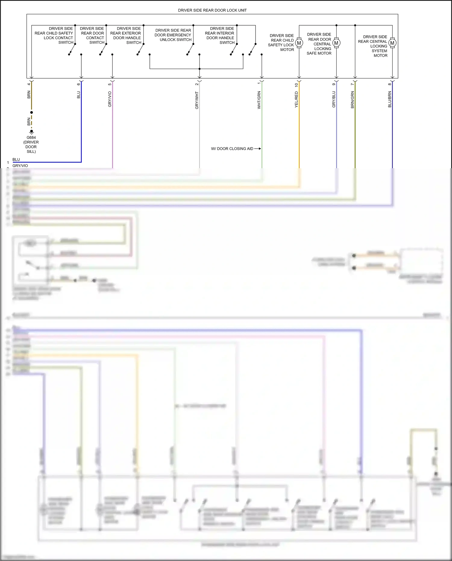 Audi Q8 I (2018-2023) computer data lines system wiring diagram  (27 of 126)