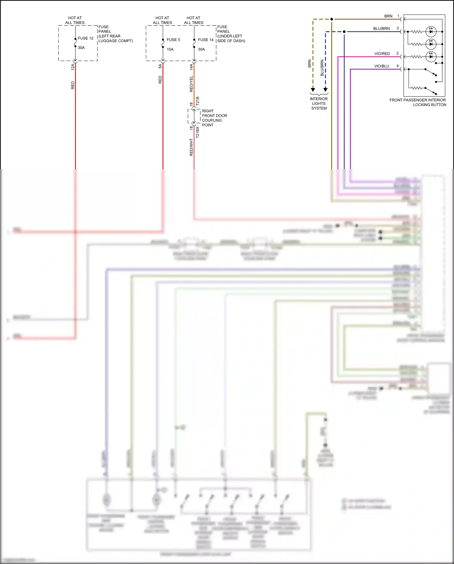 Audi Q8 I (2018-2023) computer data lines system wiring diagram  (30 of 126)