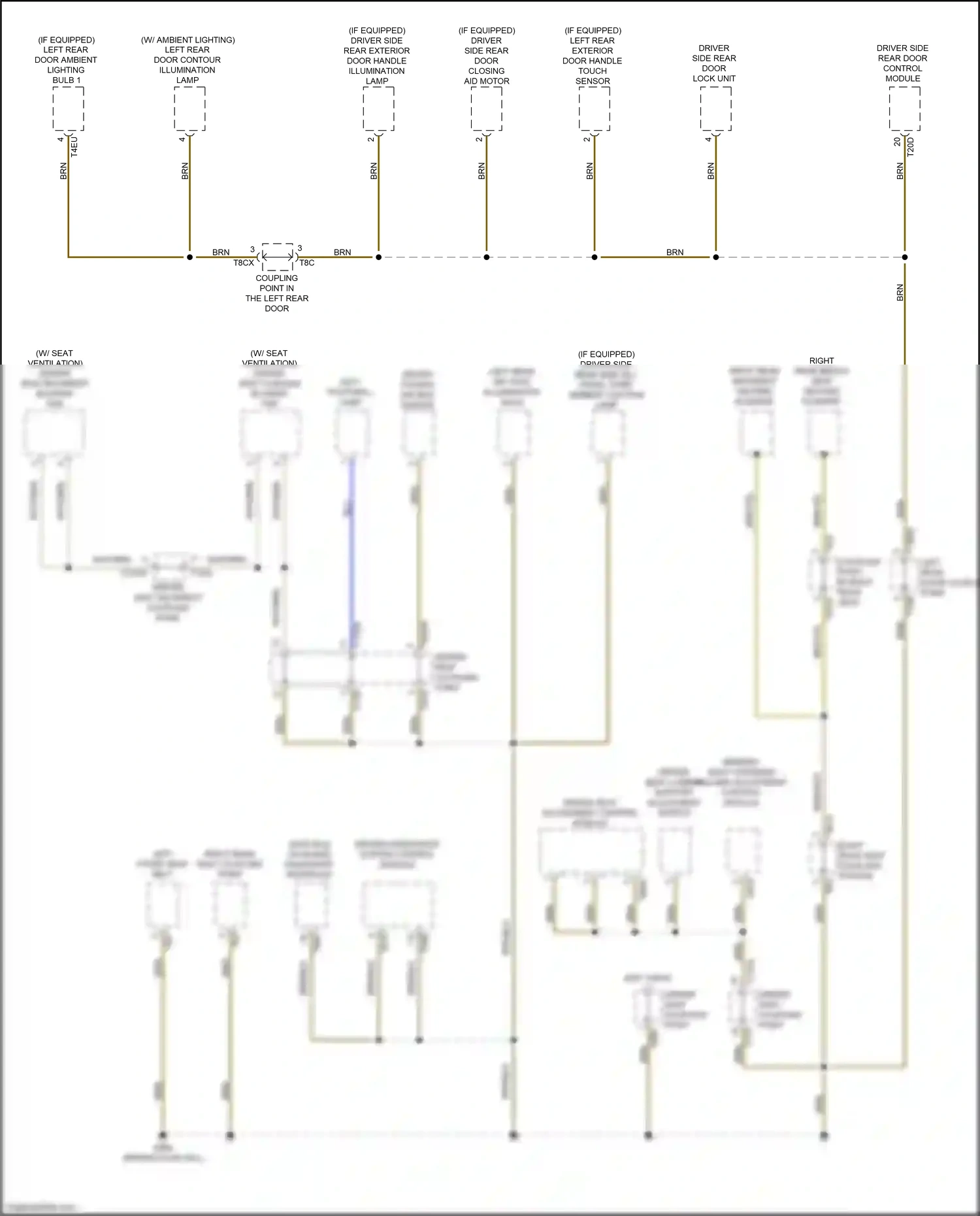 Audi Q8 I (2018-2023) driver assistance system control module wiring diagram  (1 of 2)