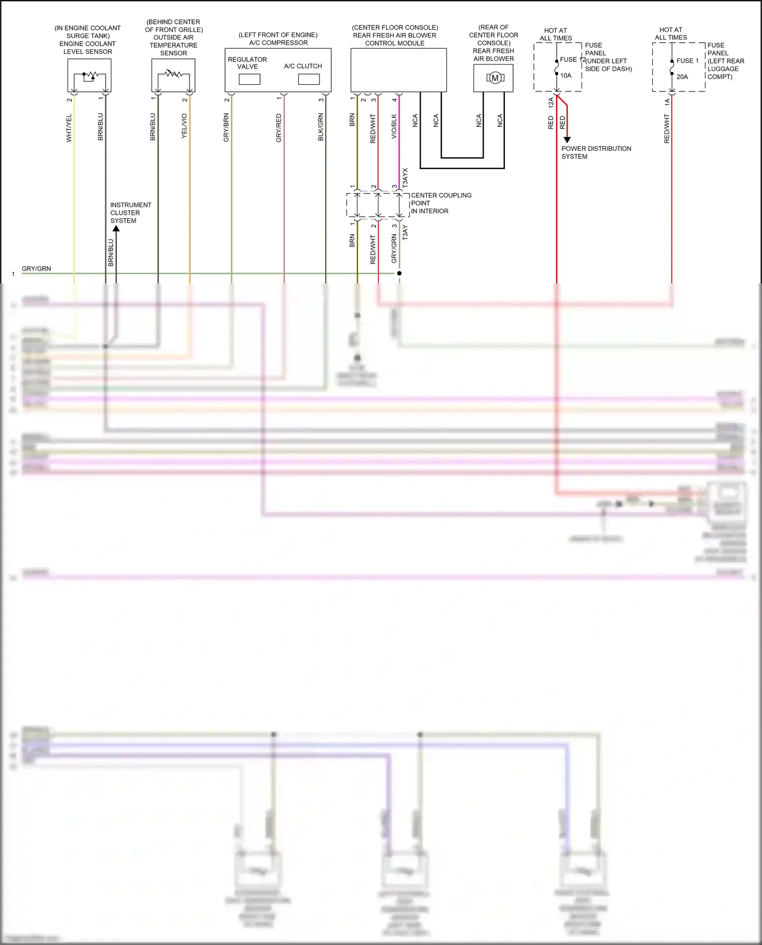 Audi Q8 I (2018-2023) rain/light recognition sensor wiring diagram  (3 of 11)