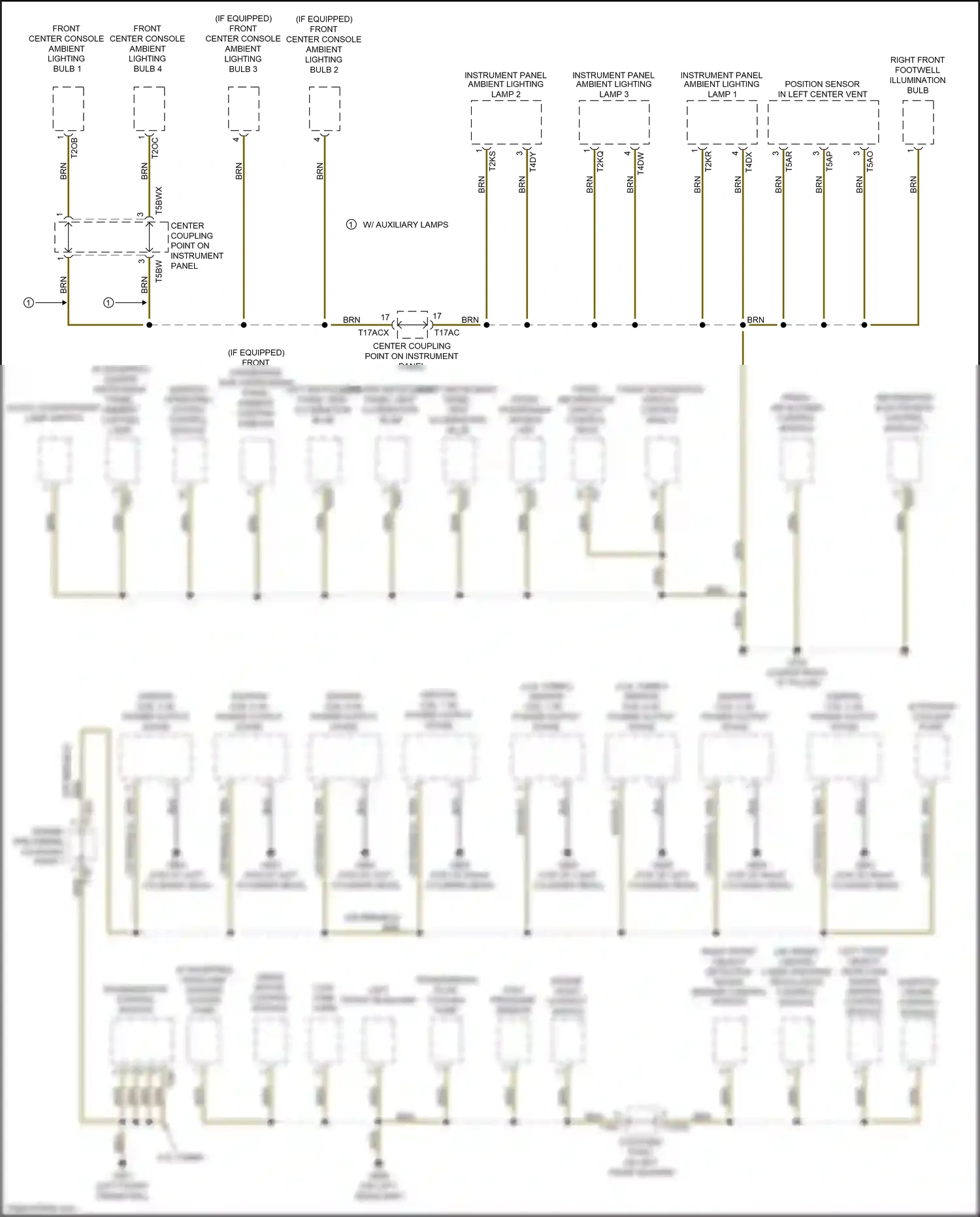Audi Q8 I (2018-2023) right front object detection radar sensor control module wiring diagram  (2 of 4)