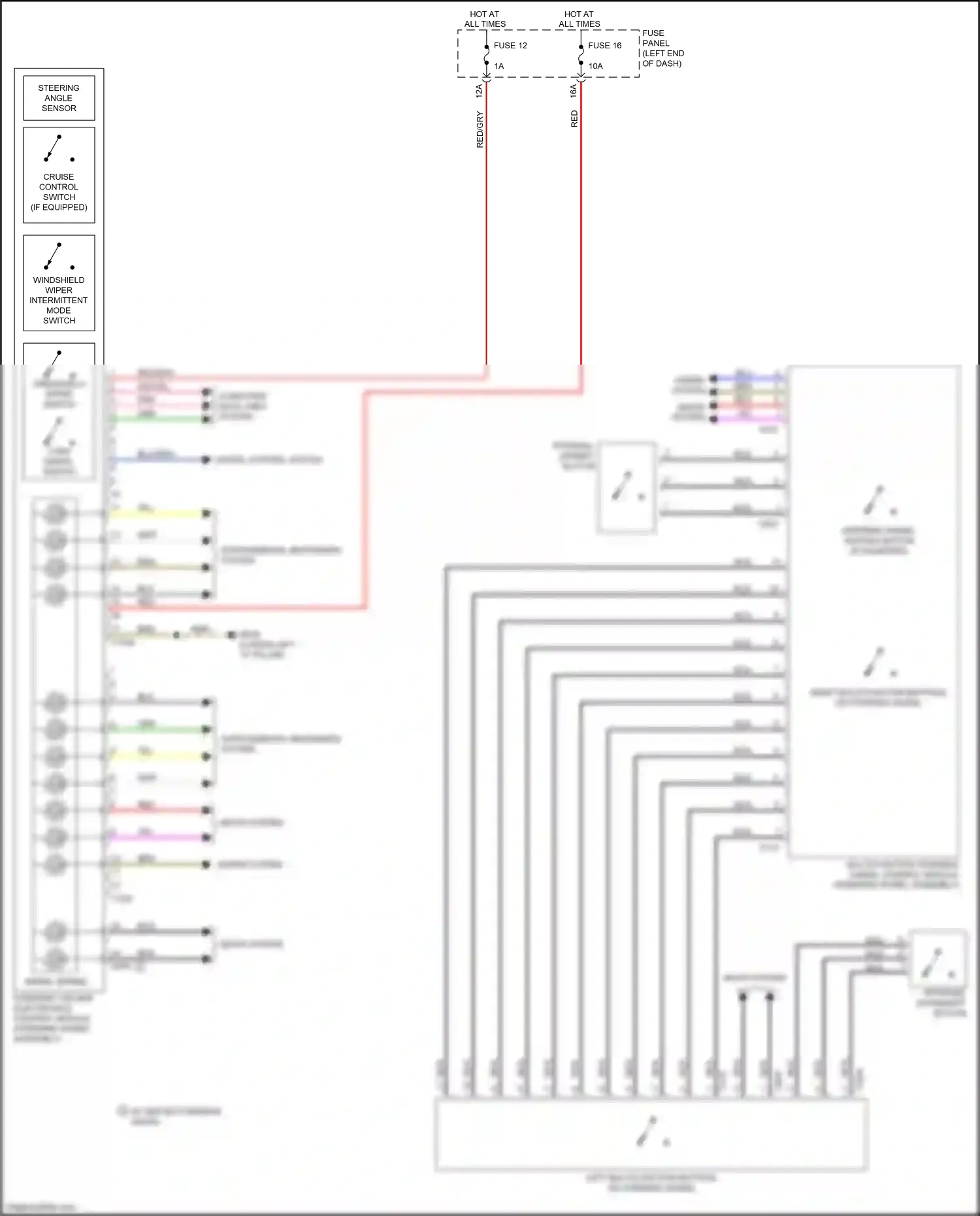 Audi Q8 I (2018-2023) steering angle sensor wiring diagram  (3 of 3)