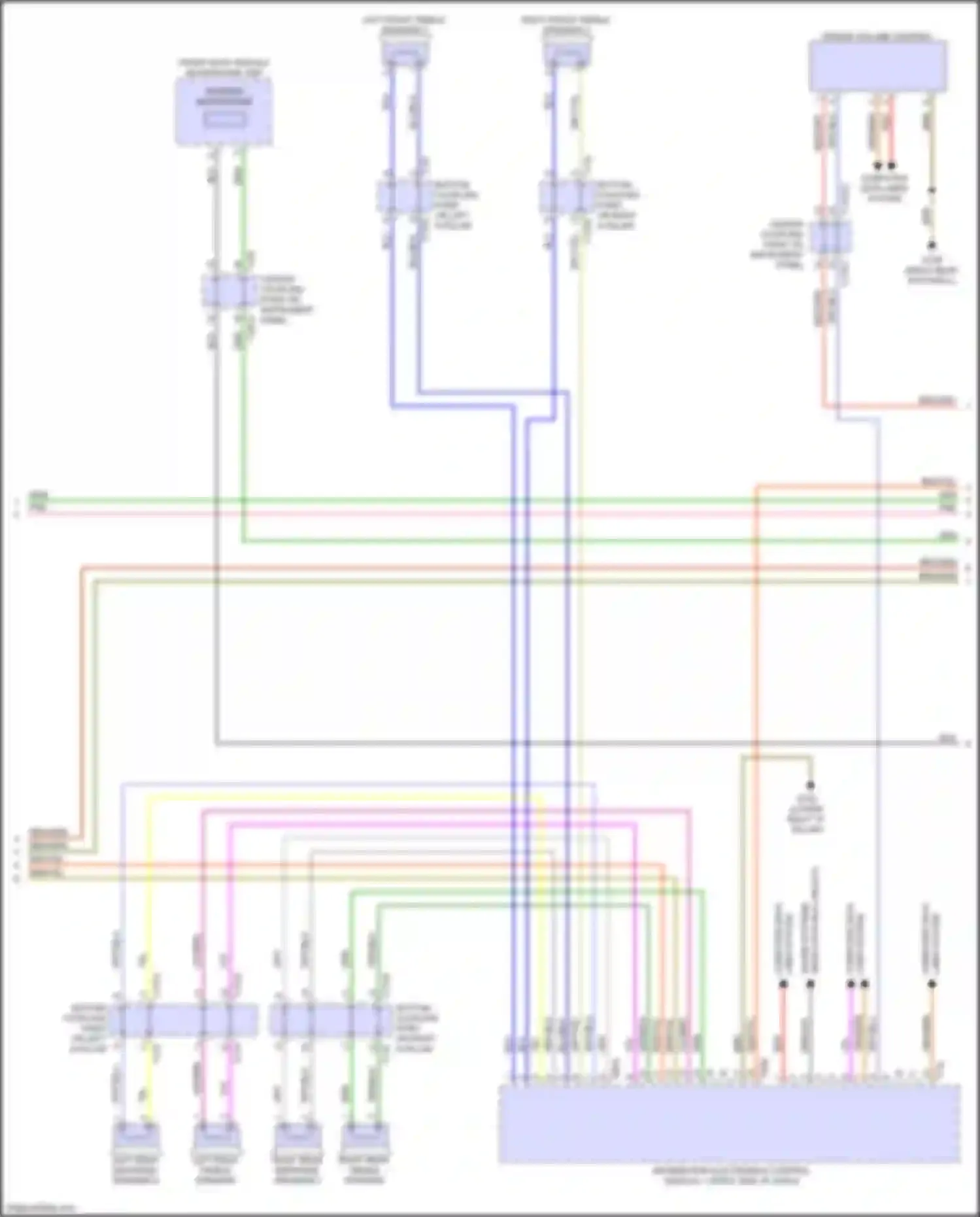 Car Wiring Diagrams for RS Q8 Audi I (2019-2024): Radio circuit, w/ amplifier & high end sound (3 of 6)