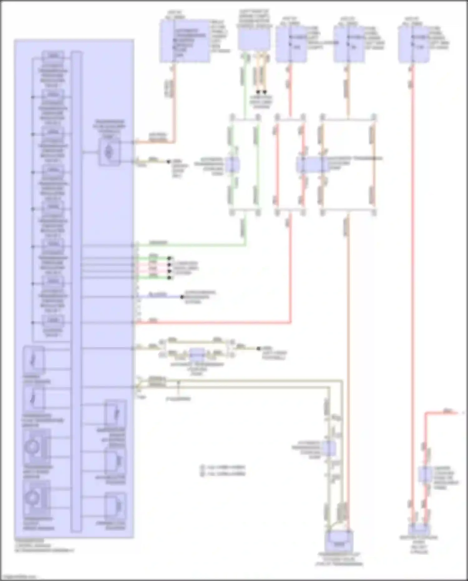 Wiring diagram automatic transmission pressure regulating valve 4 for Audi RS Q8 I (2019-2024) (1 of 1)