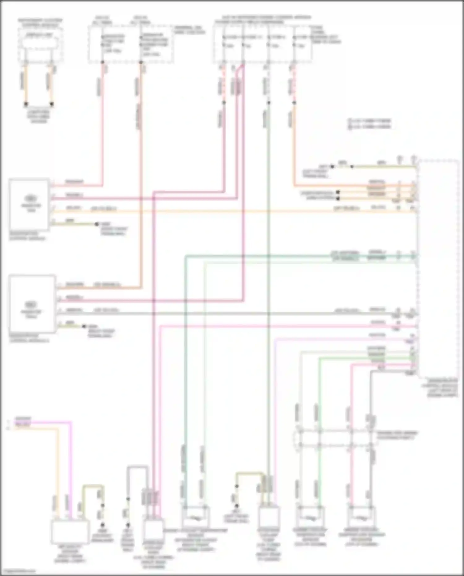 Wiring diagram fuse panel a for Audi RS Q8 I (2019-2024) (2 of 11)