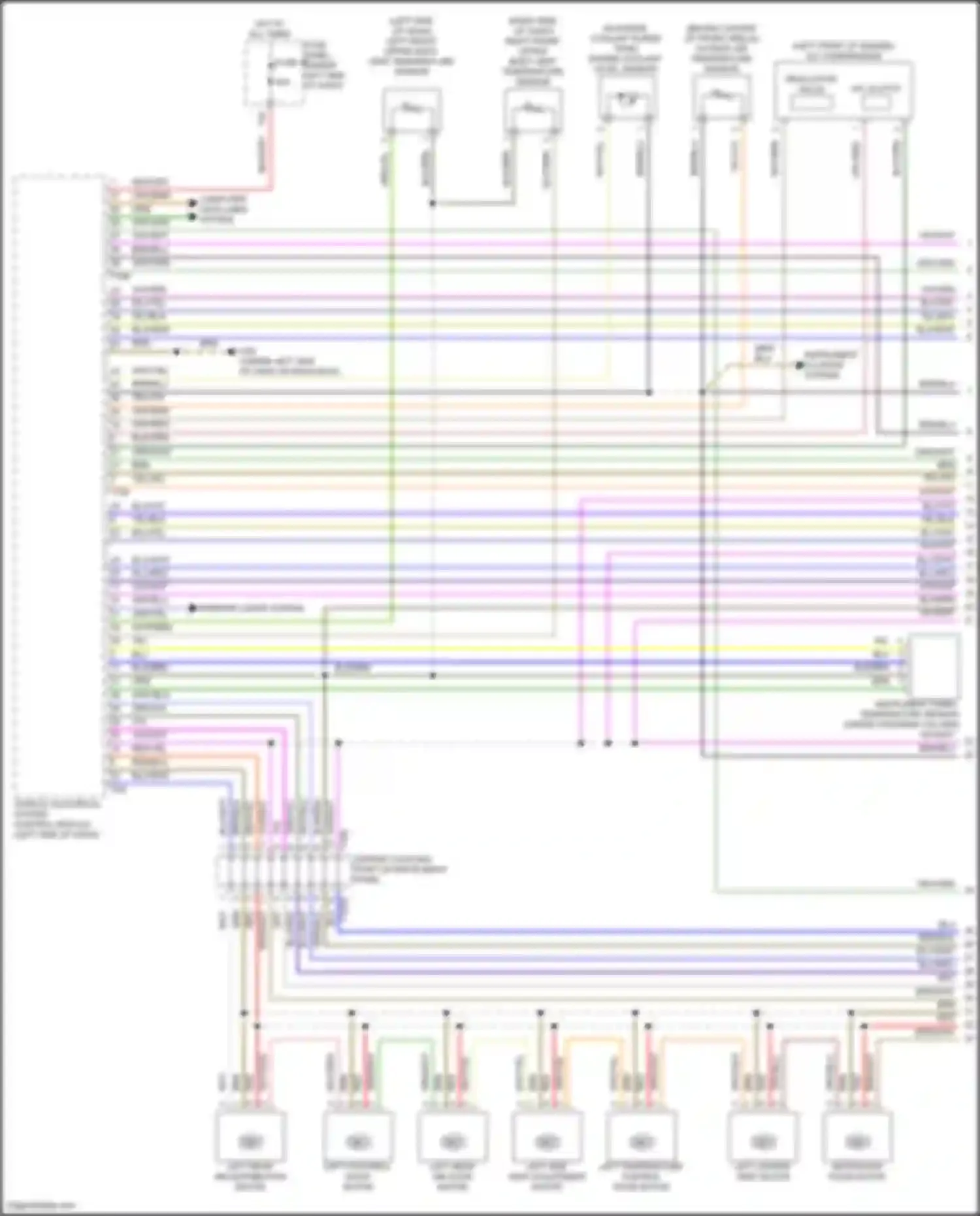 Wiring diagram fuse panel c for Audi RS Q8 I (2019-2024) (33 of 34)