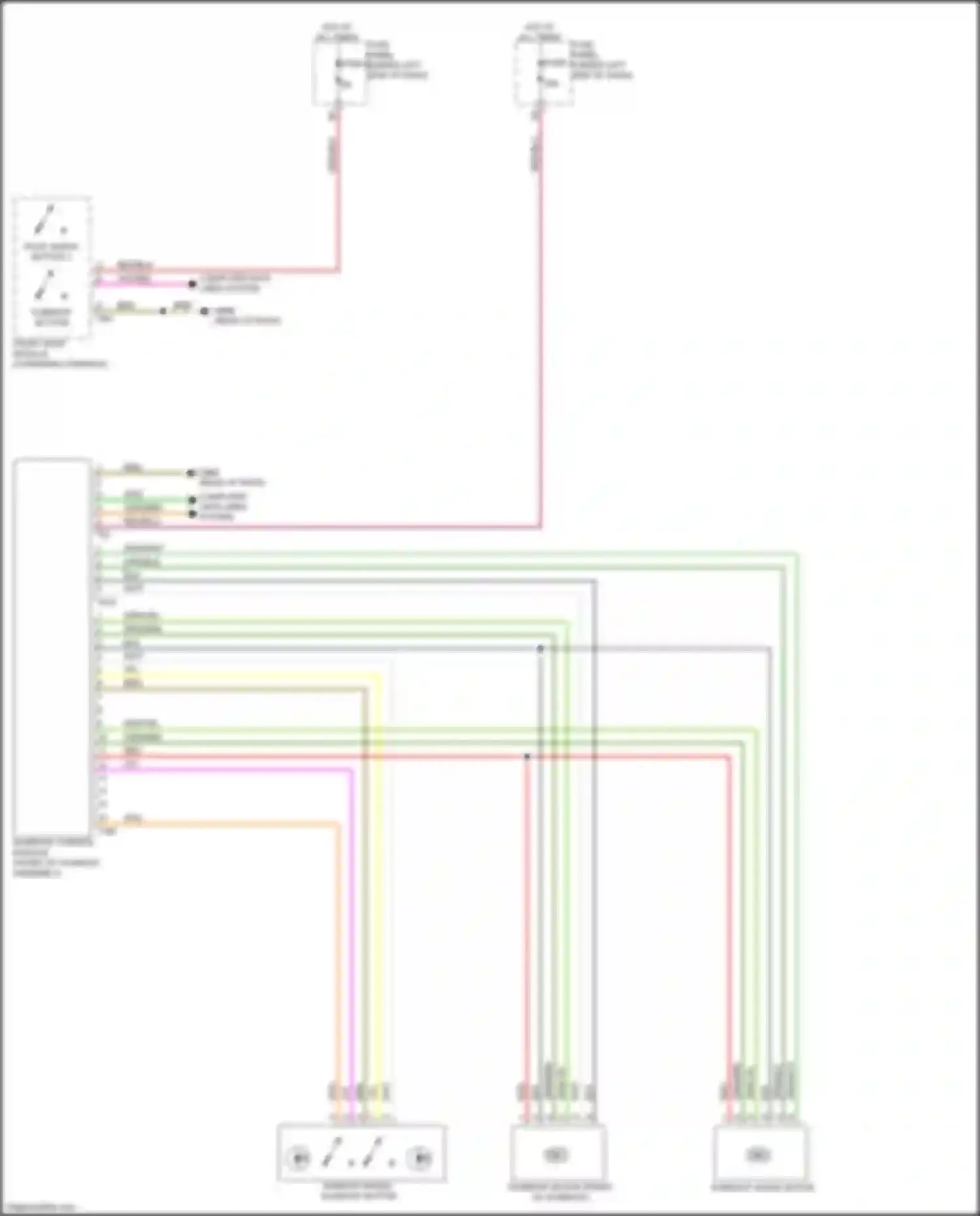 Wiring diagram fuse panel e for Audi RS Q8 I (2019-2024) (10 of 36)