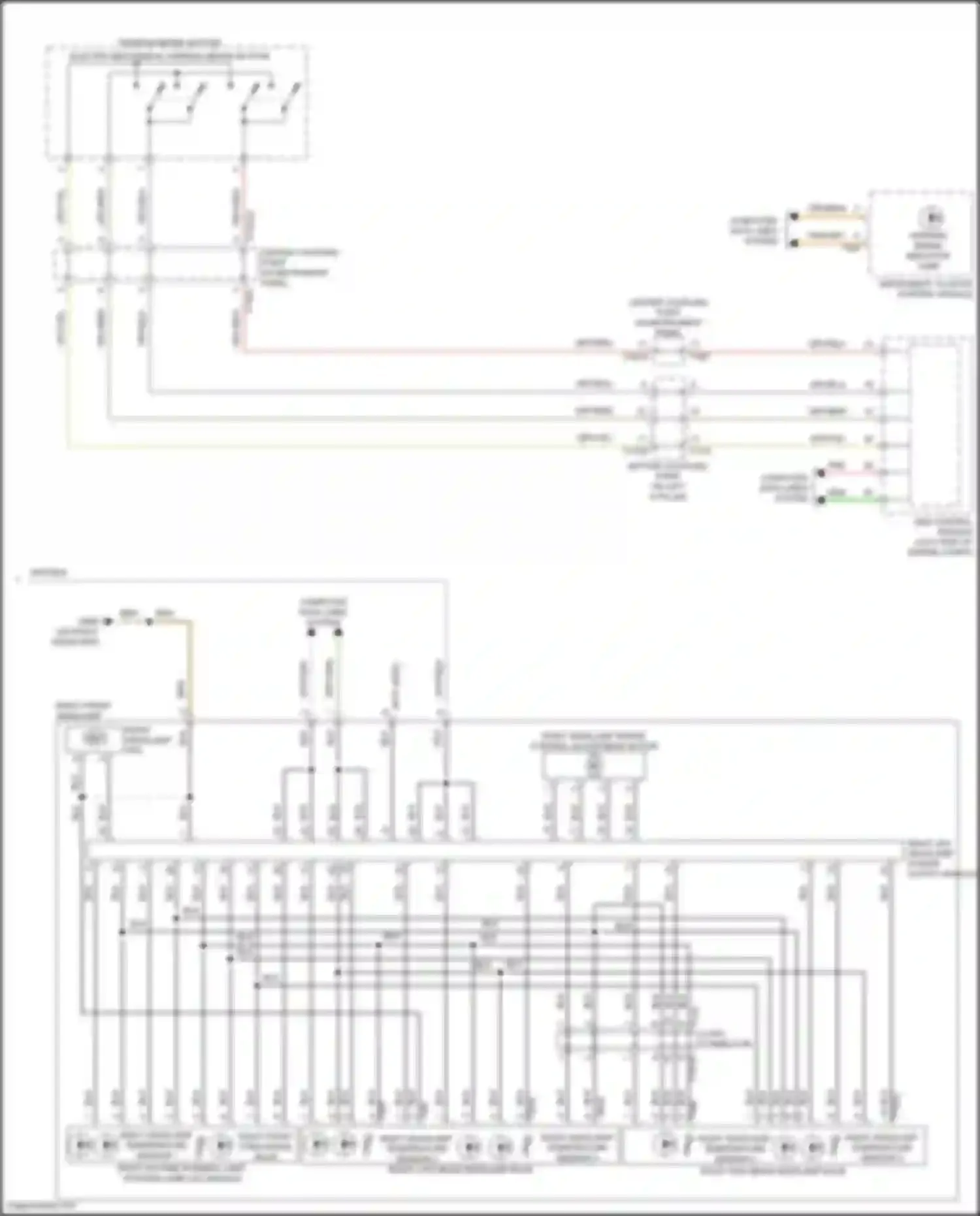 Wiring diagram right headlamp temperature sensor 5 for Audi RS Q8 I (2019-2024) (1 of 1)