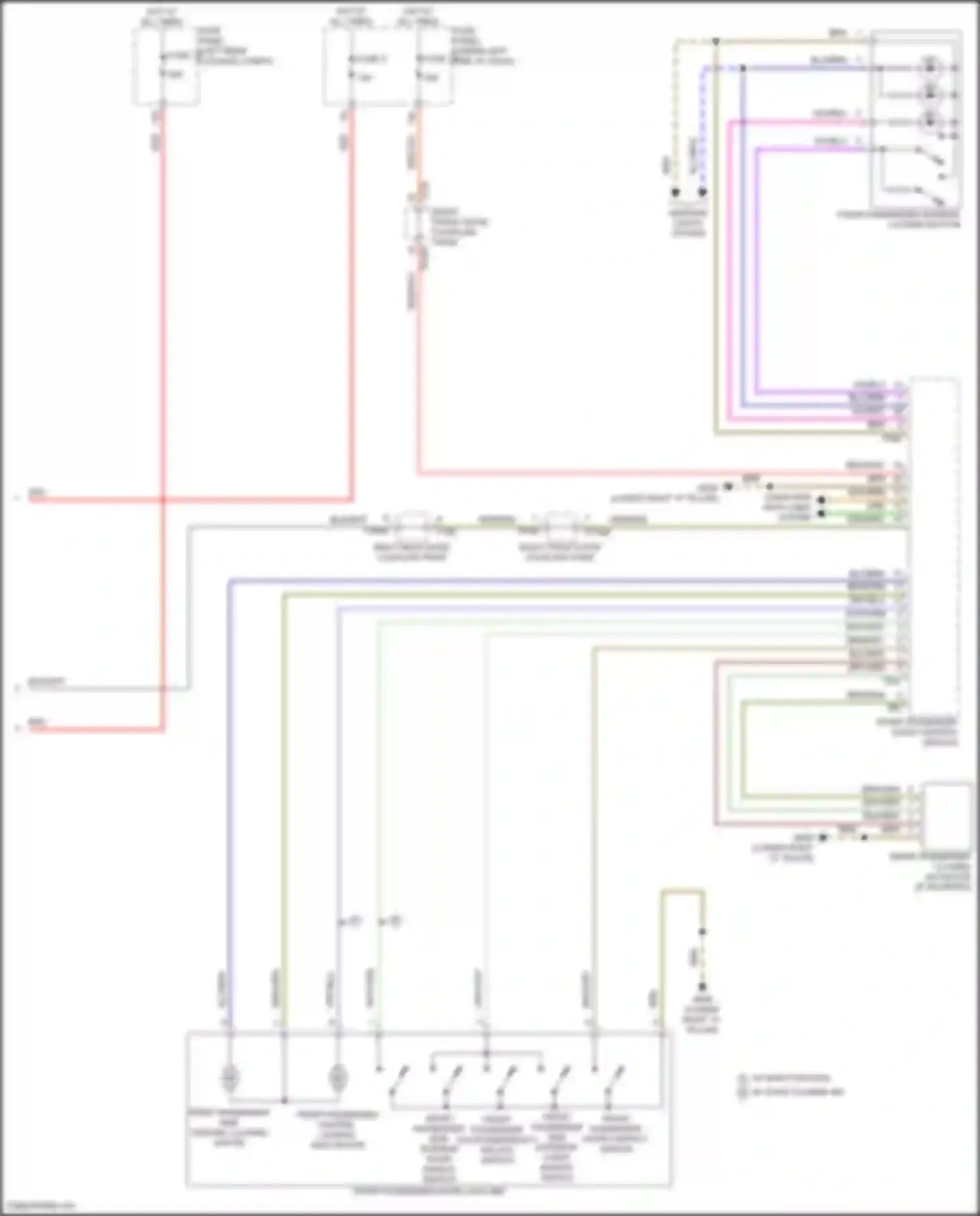 Wiring diagram w/ safe function for Audi RS Q8 I (2019-2024) (2 of 4)