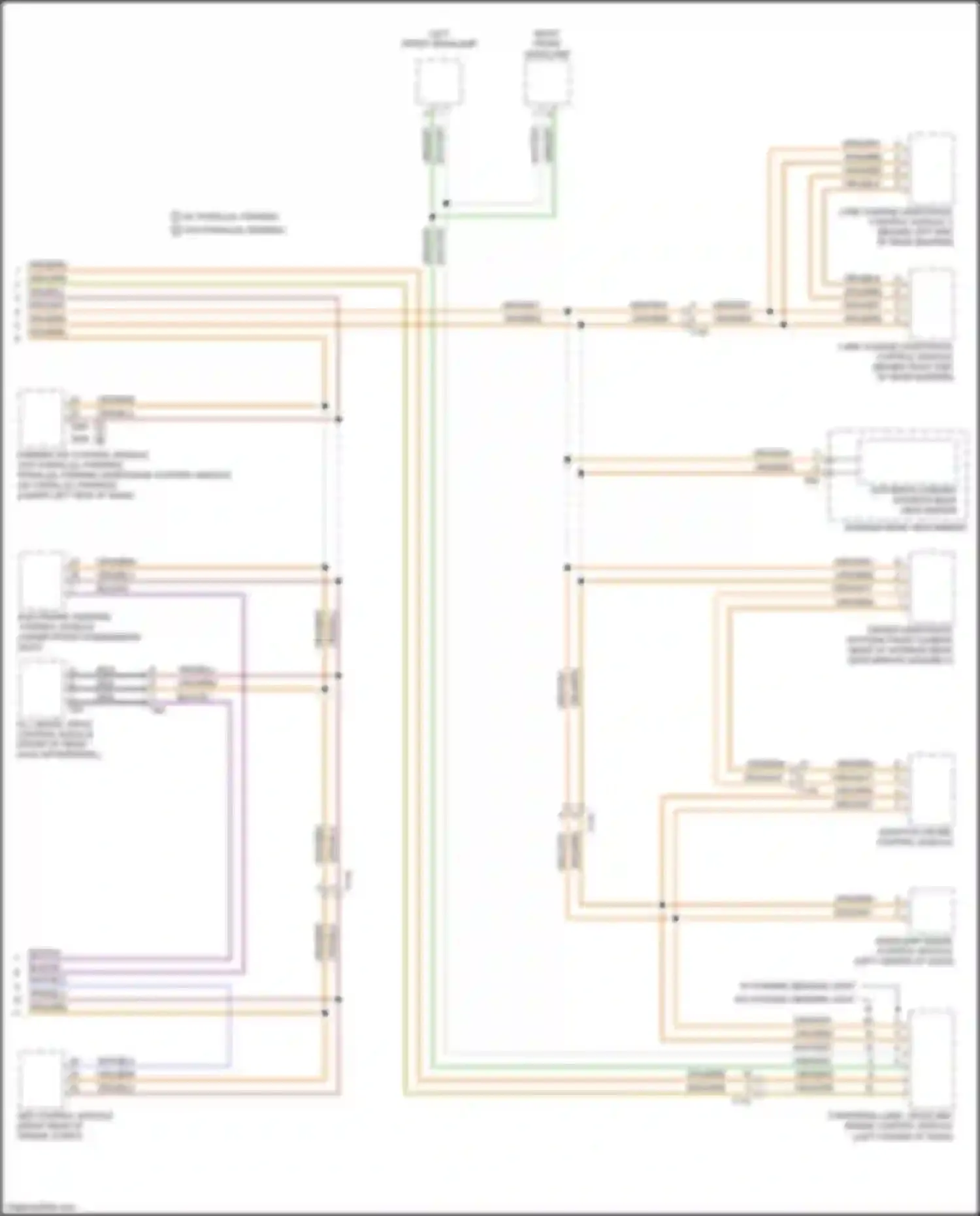 RS3 Audi 8V facelift (2017-2021): Computer data lines circuit (4 of 4)