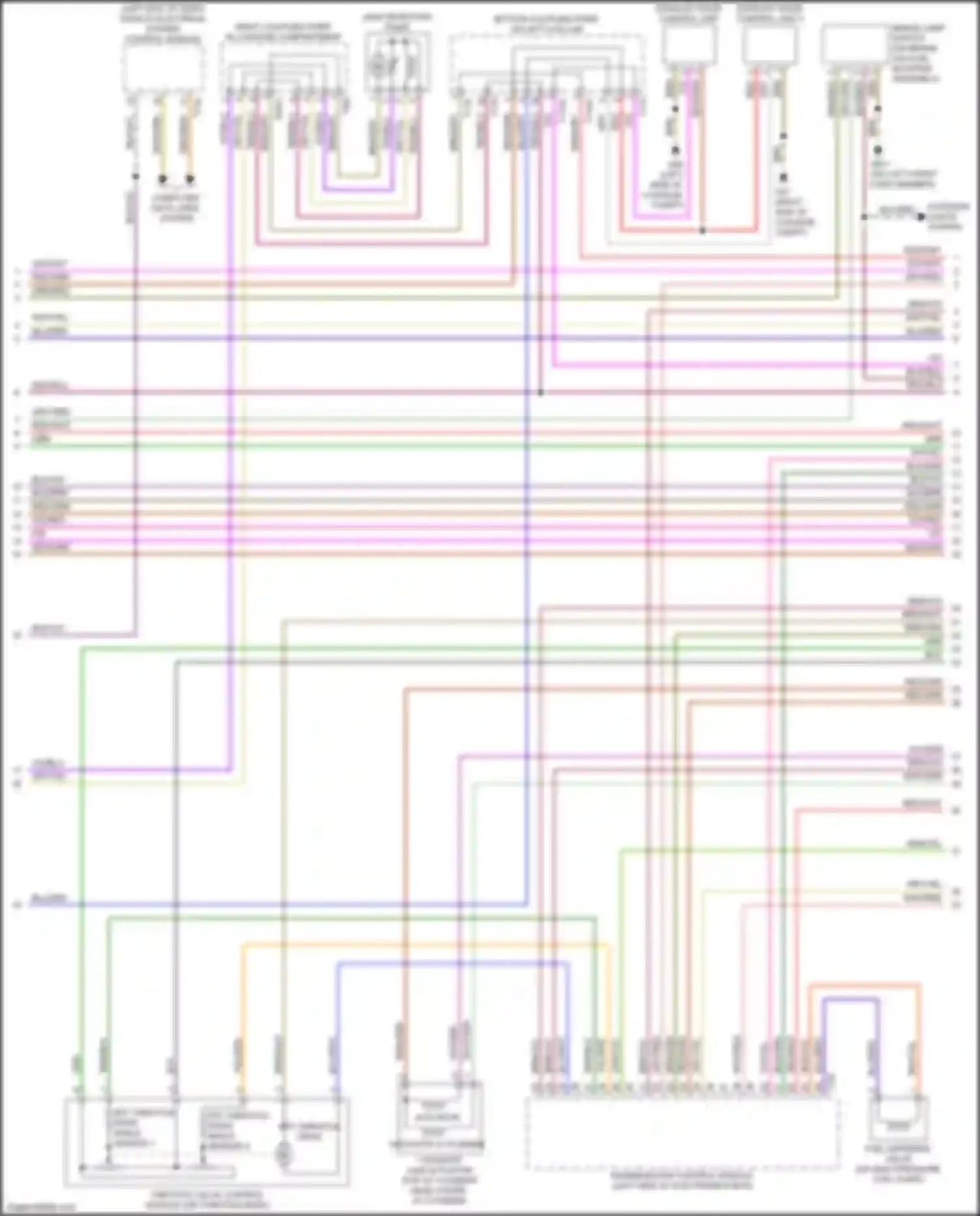 RS3 Audi 8V facelift (2017-2021): Wiring diagram engine performance 2.5l turbo (2 of 8)