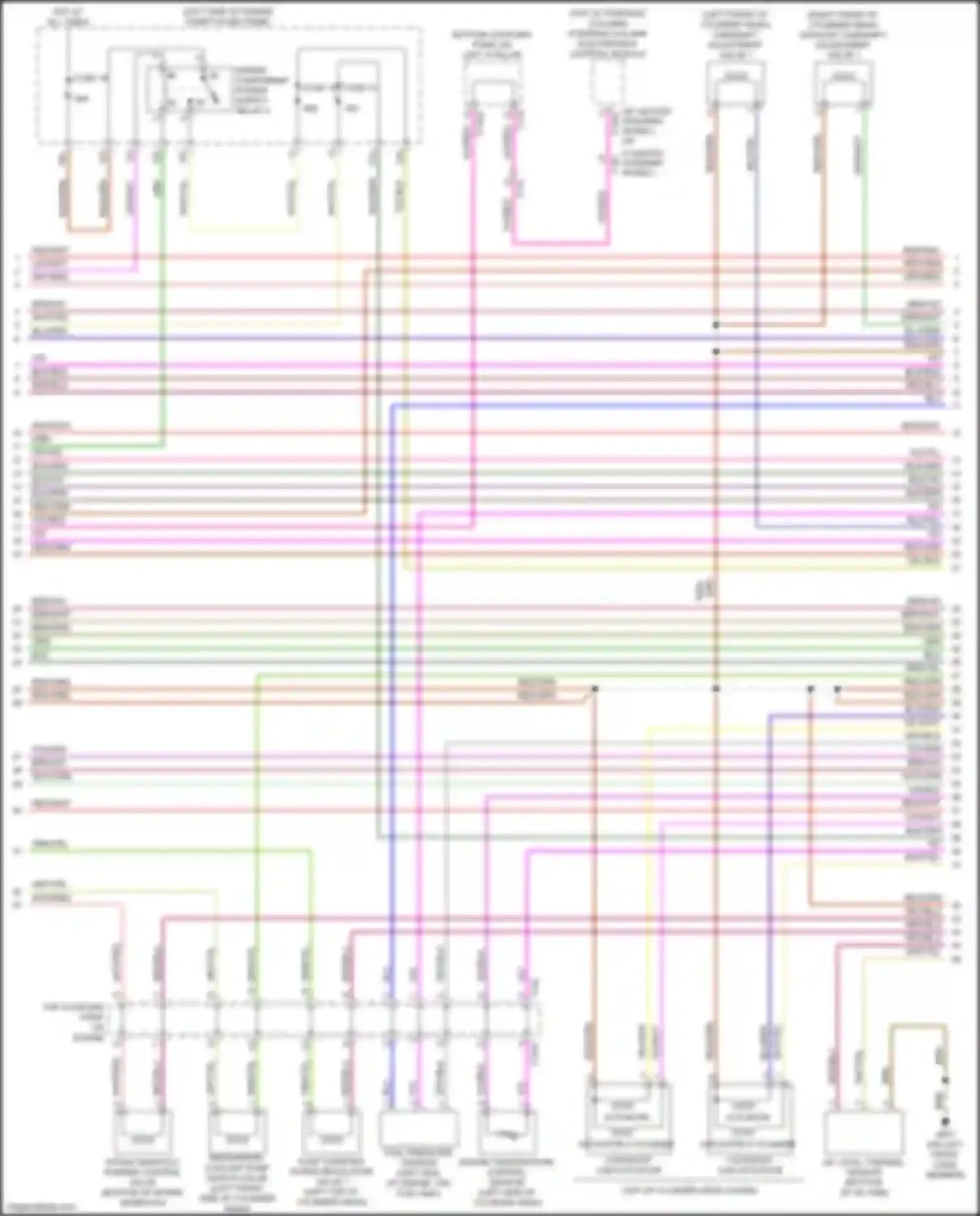 RS3 Audi 8V facelift (2017-2021): Wiring diagram engine performance 2.5l turbo (3 of 8)
