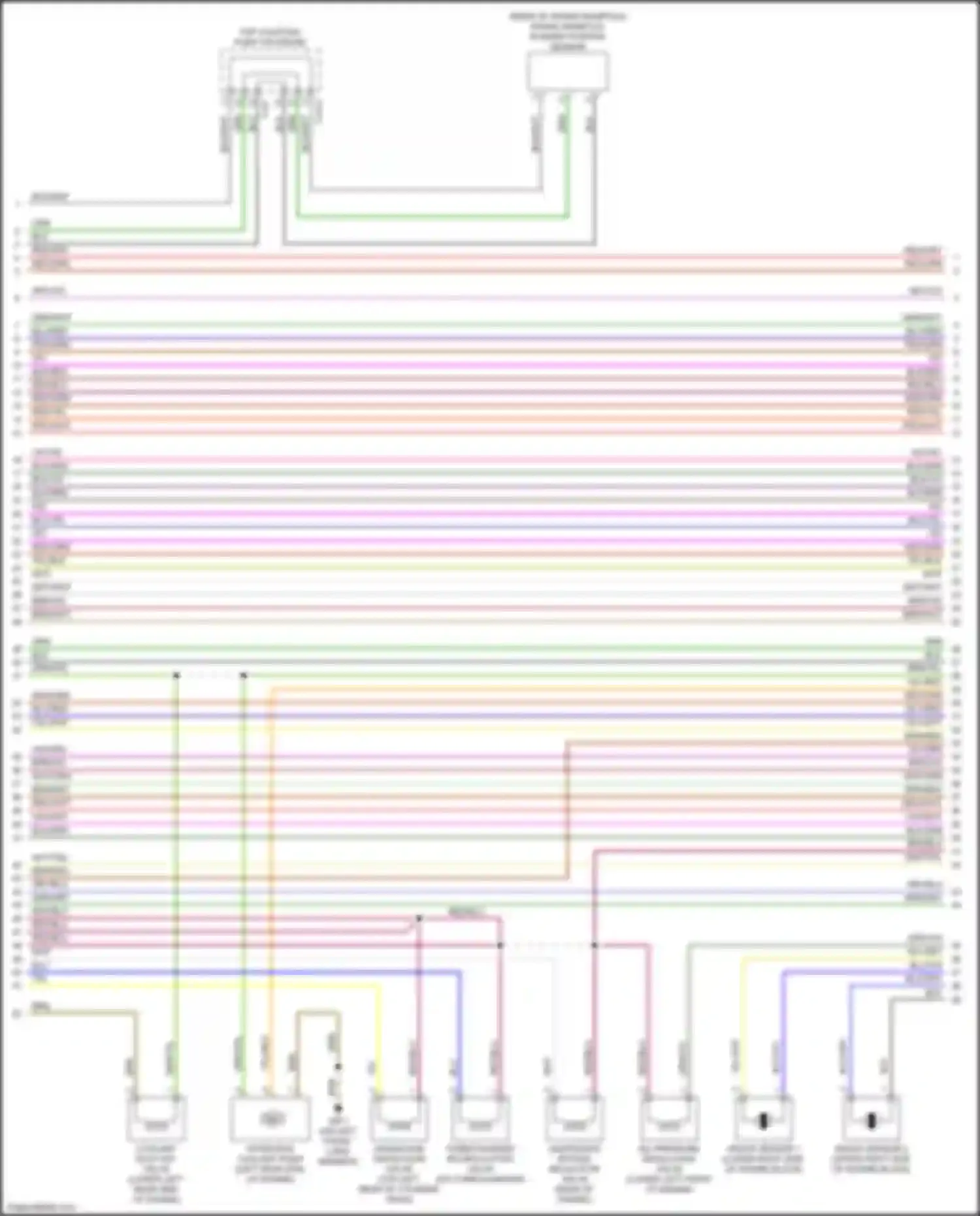 RS3 Audi 8V facelift (2017-2021): Wiring diagram engine performance 2.5l turbo (5 of 8)