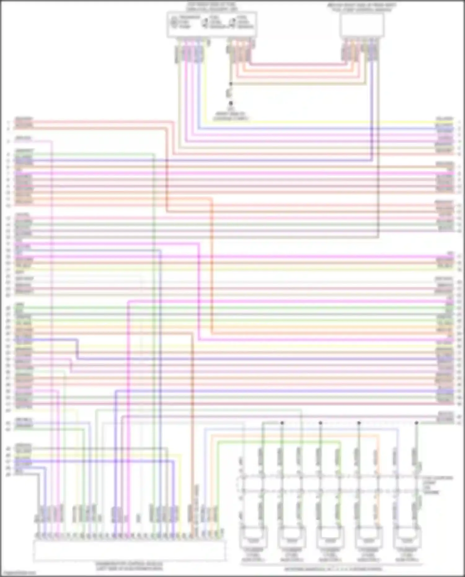 RS3 Audi 8V facelift (2017-2021): Wiring diagram engine performance 2.5l turbo (6 of 8)