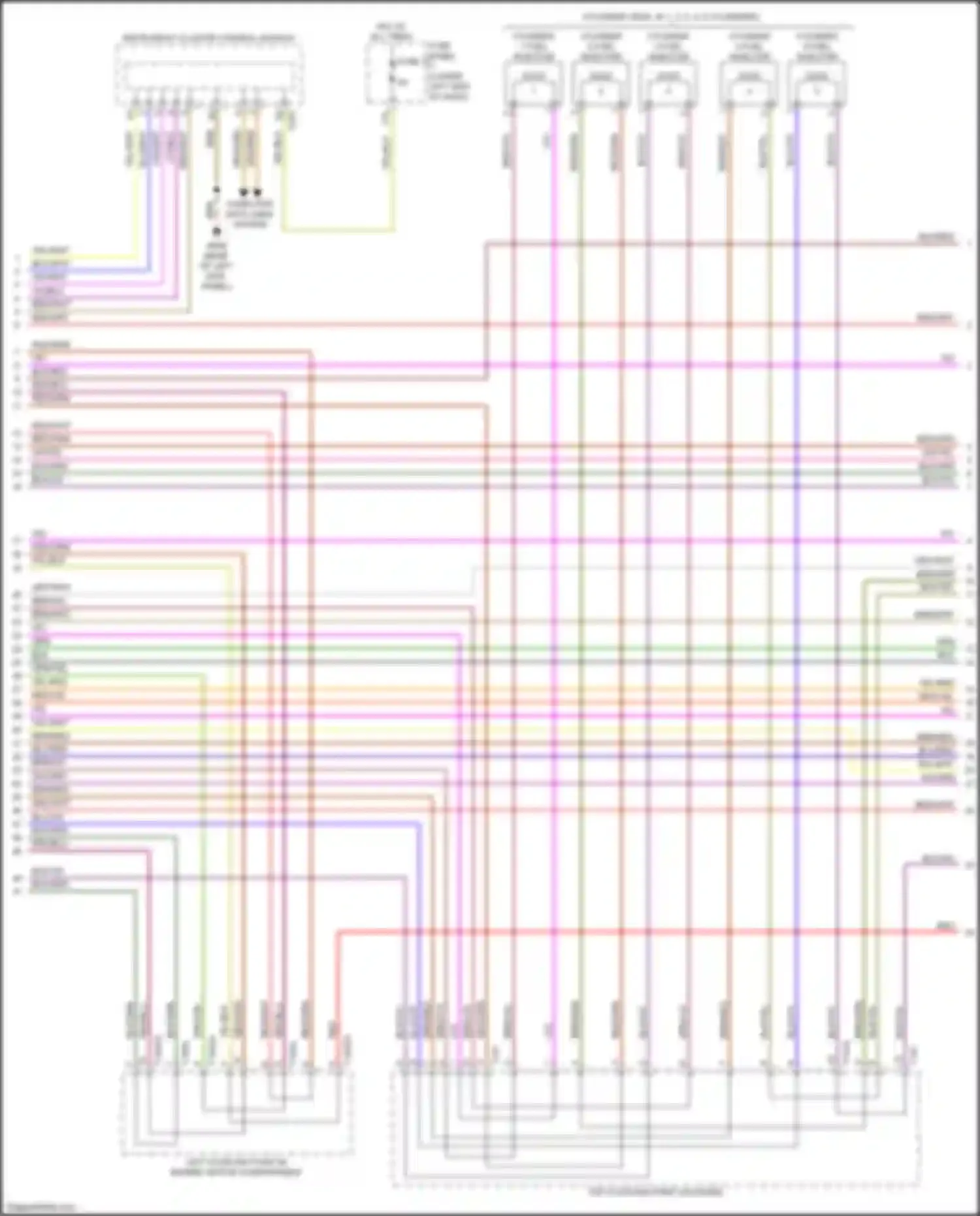 RS3 Audi 8V facelift (2017-2021): Wiring diagram engine performance 2.5l turbo (7 of 8)