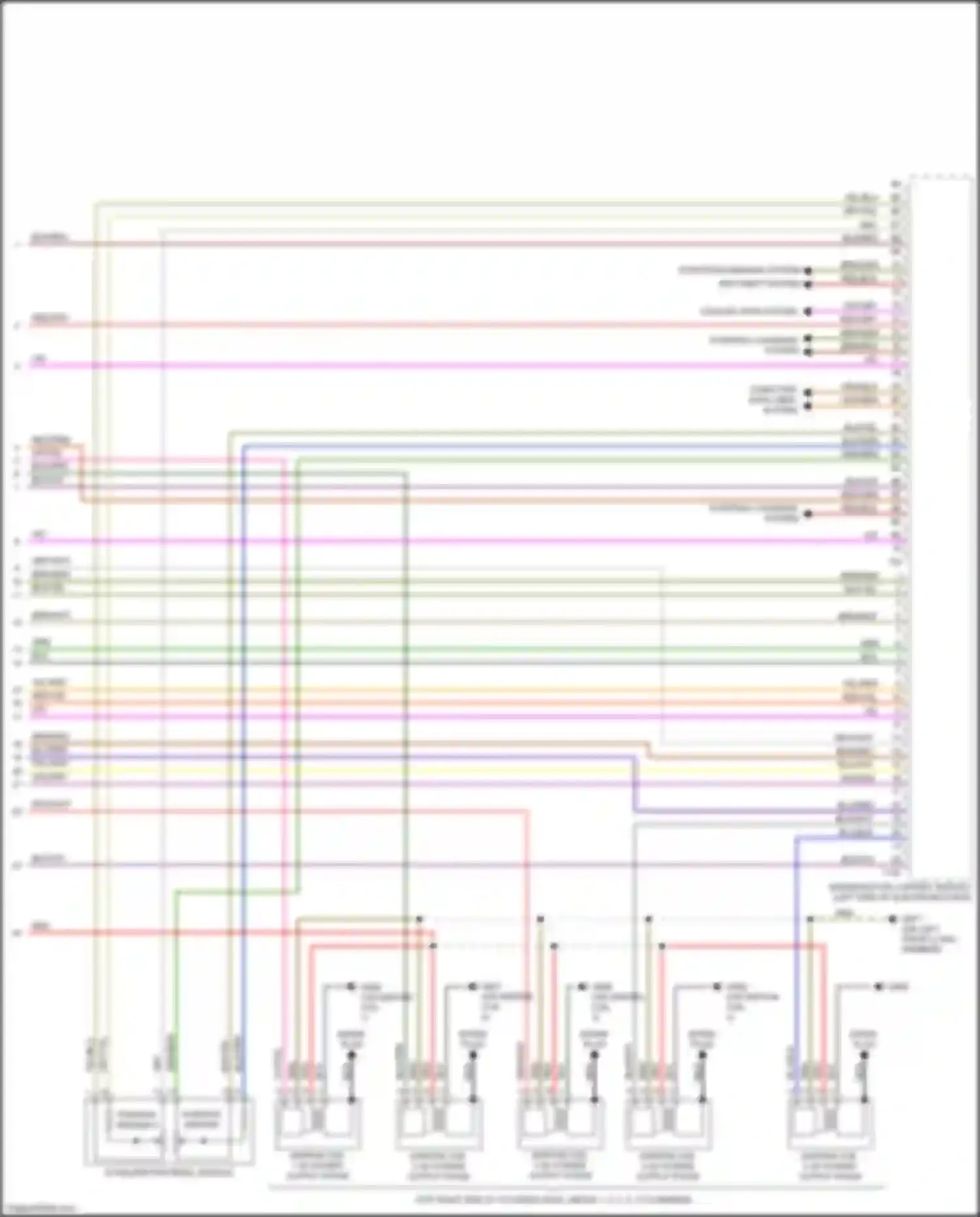 RS3 Audi 8V facelift (2017-2021): Wiring diagram engine performance 2.5l turbo (8 of 8)