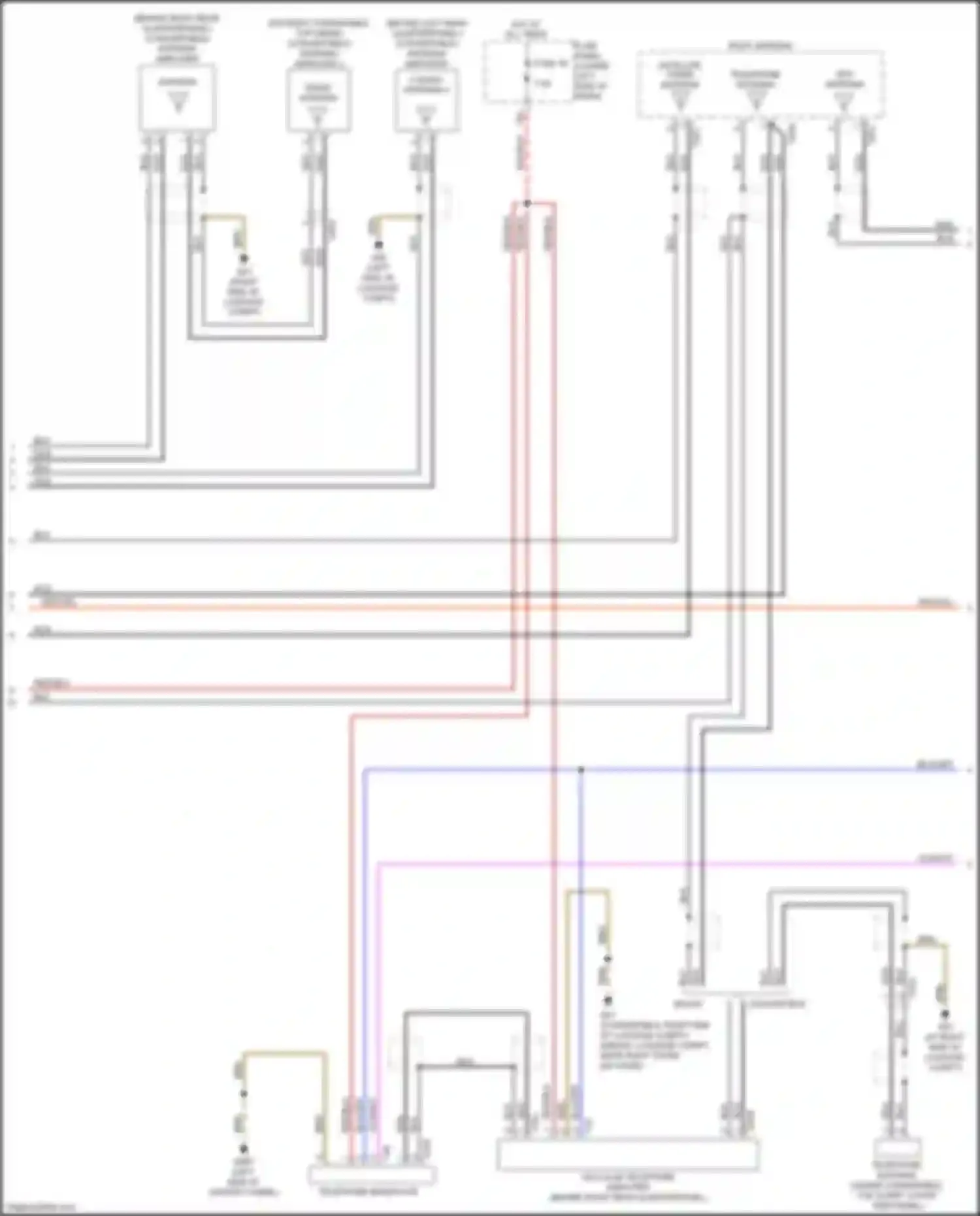 RS3 Audi 8V facelift (2017-2021): Navigation circuit, w/o amplifier (4 of 5)
