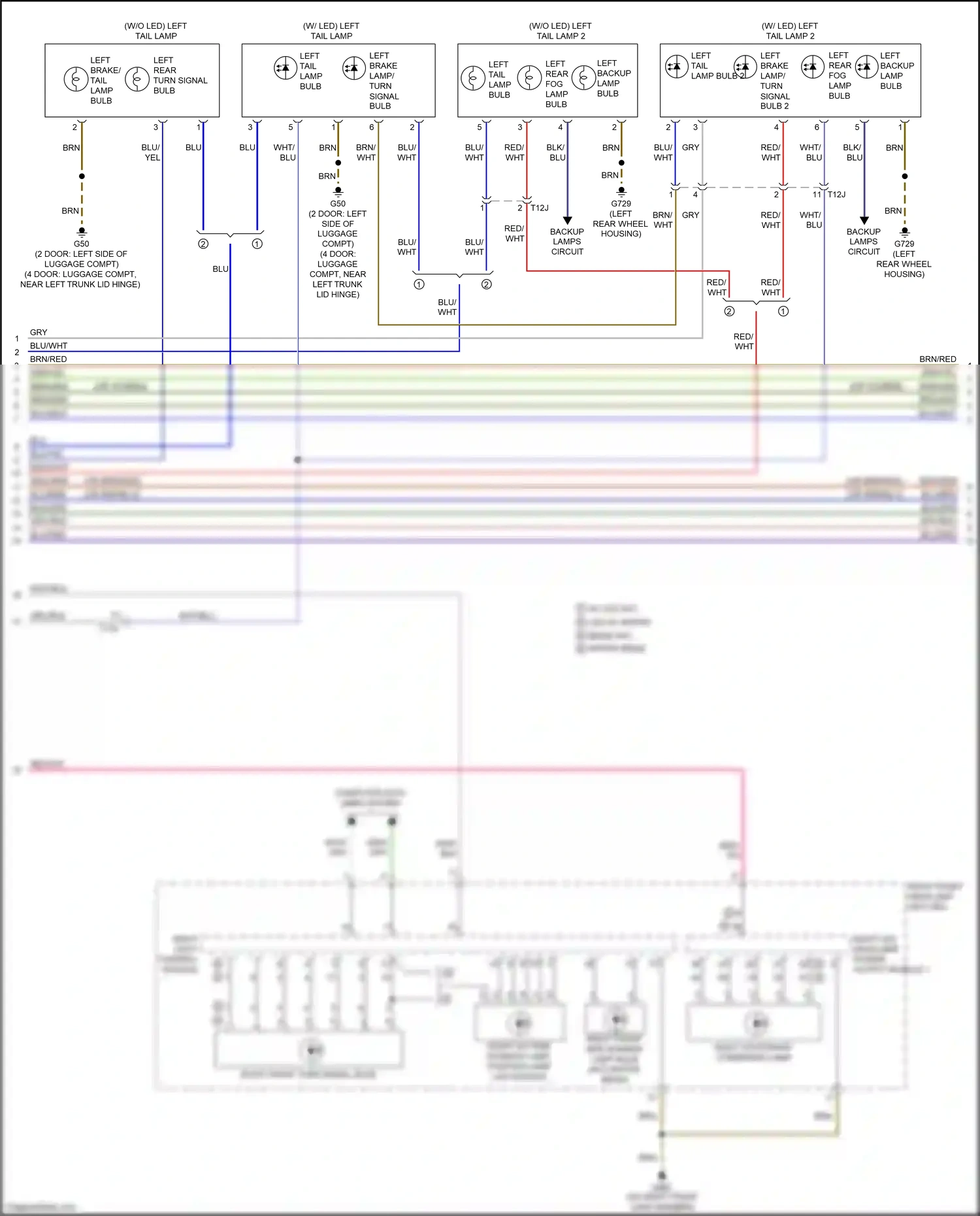 Audi RS3 8V facelift (2017-2021) computer data lines system wiring diagram  (77 of 100)