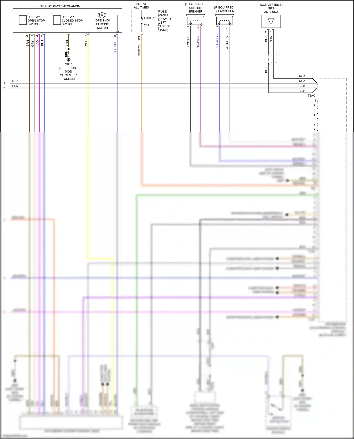 Audi RS3 8V facelift (2017-2021) computer data lines system wiring diagram  (63 of 100)