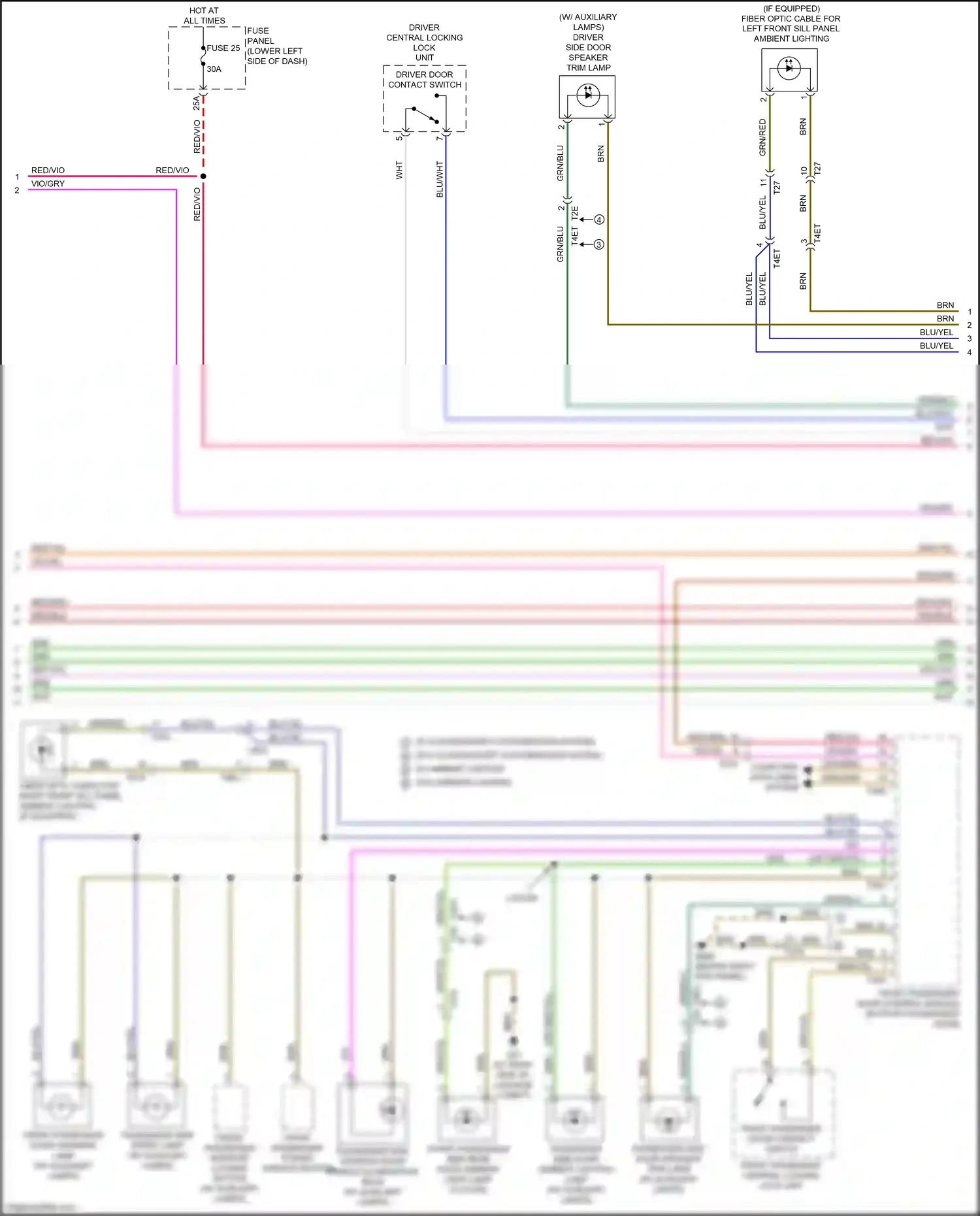 Audi RS3 8V facelift (2017-2021) computer data lines system wiring diagram  (4 of 100)