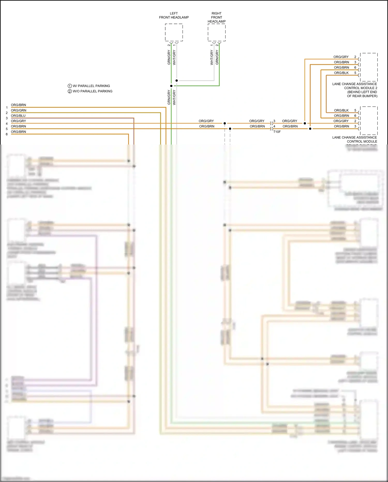 Audi RS3 8V facelift (2017-2021) electronic damping control module wiring diagram  (1 of 4)