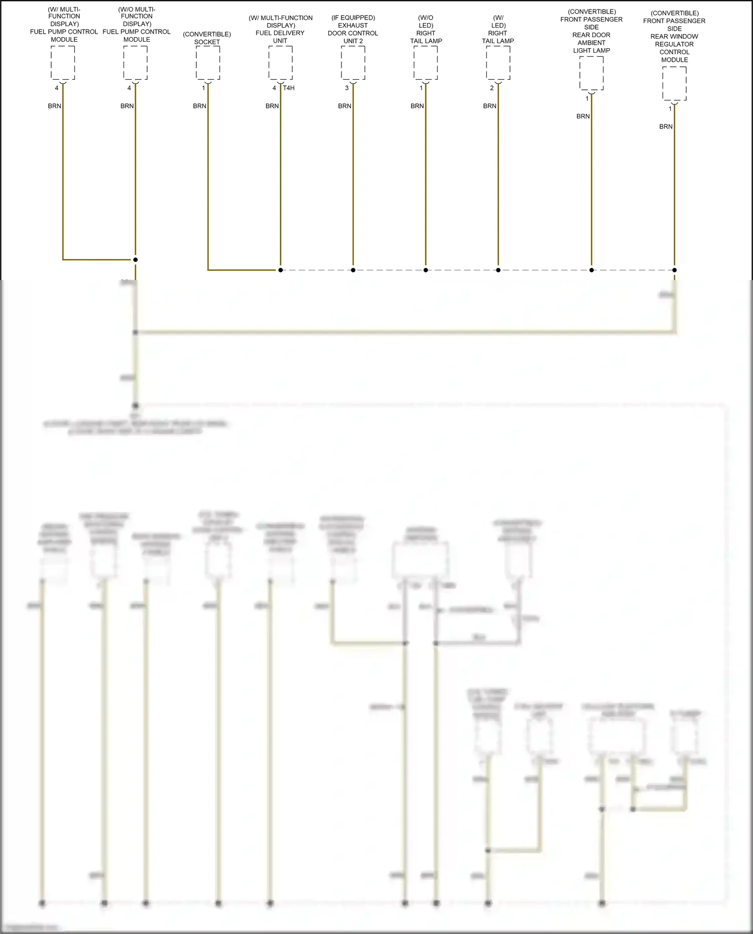 Audi RS3 8V facelift (2017-2021) information electronics control module 1 shield wiring diagram  (1 of 1)