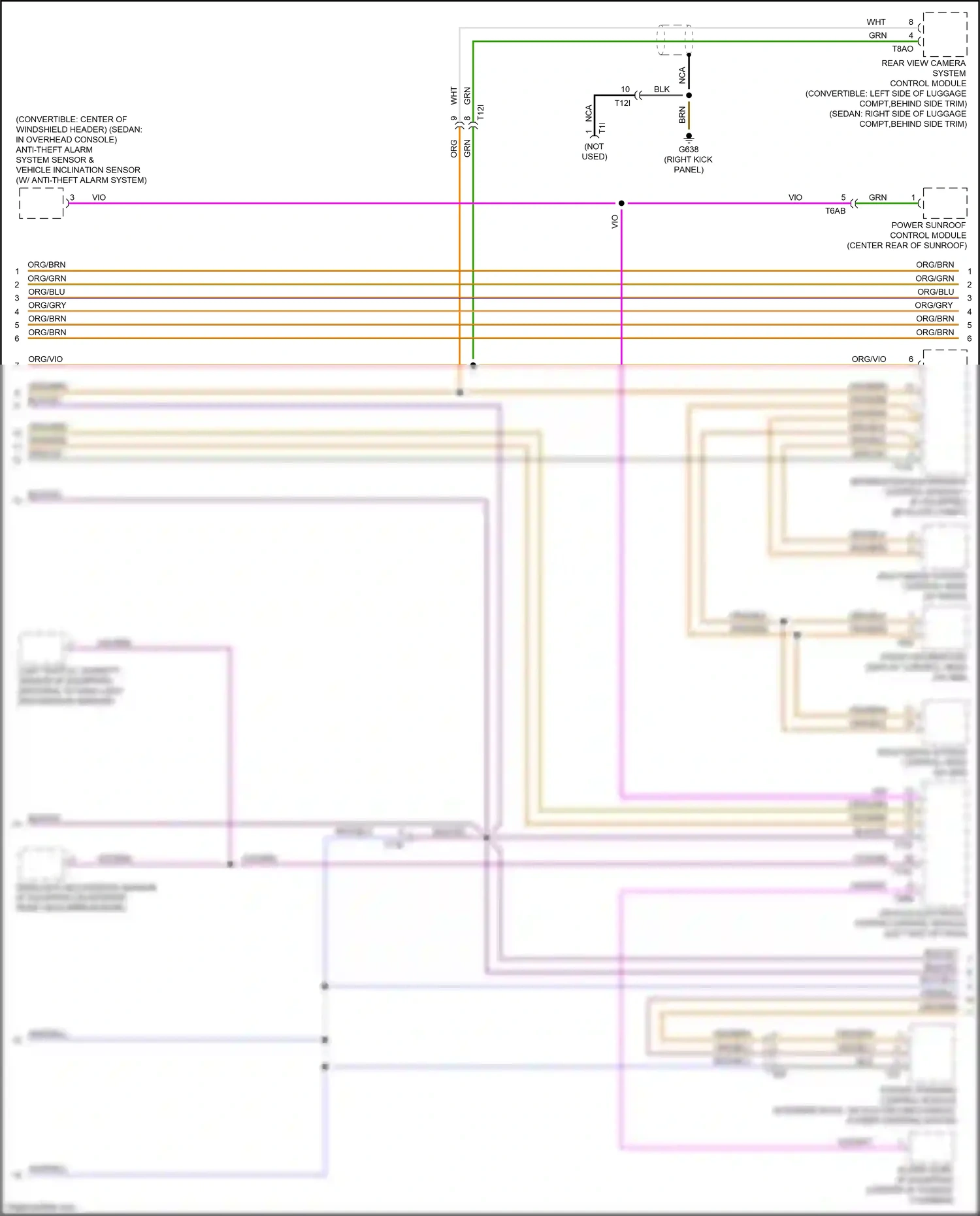 Audi RS3 8V facelift (2017-2021) power steering control module wiring diagram  (2 of 5)