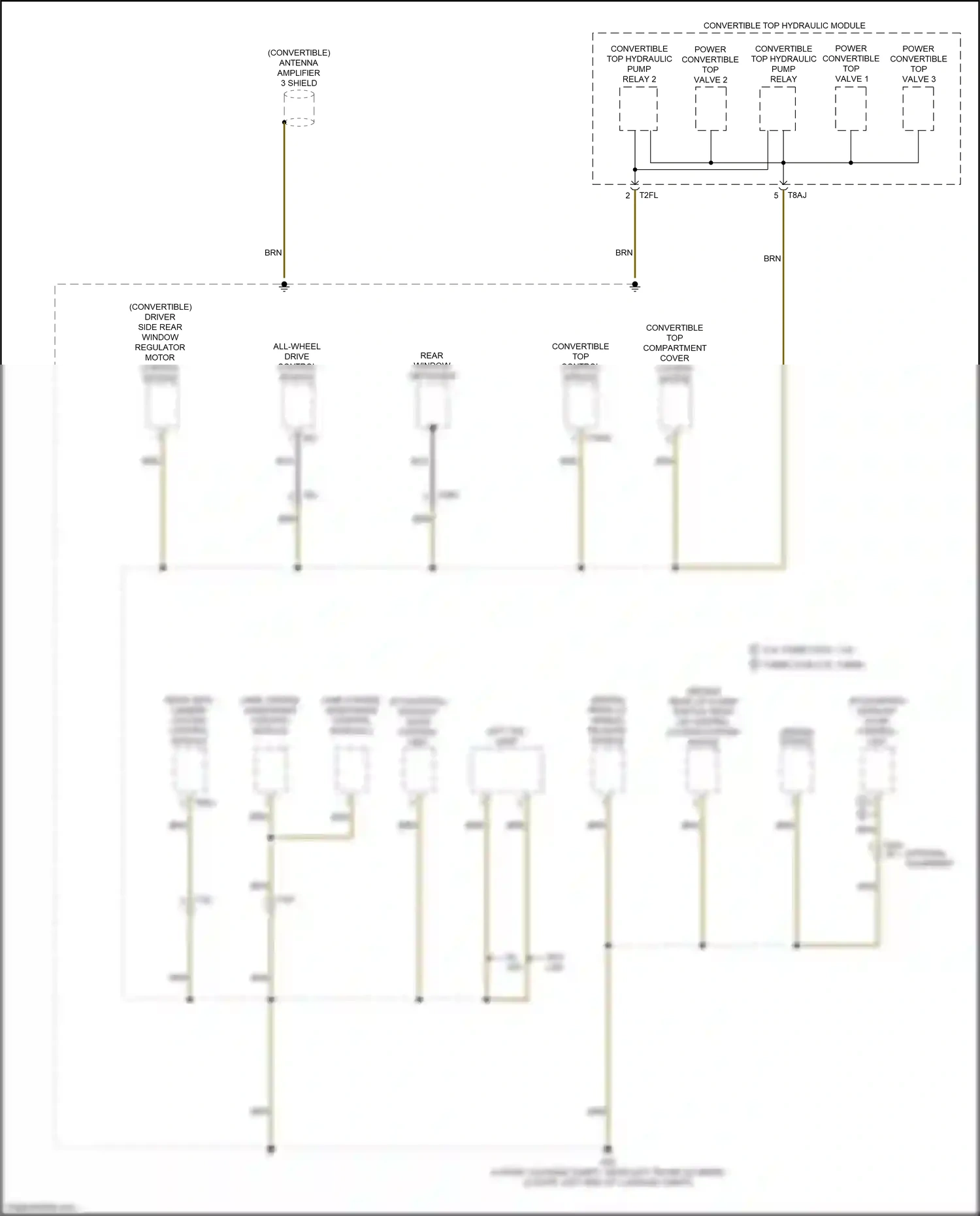 Audi RS3 8V facelift (2017-2021) rear view camera system control module wiring diagram  (2 of 8)