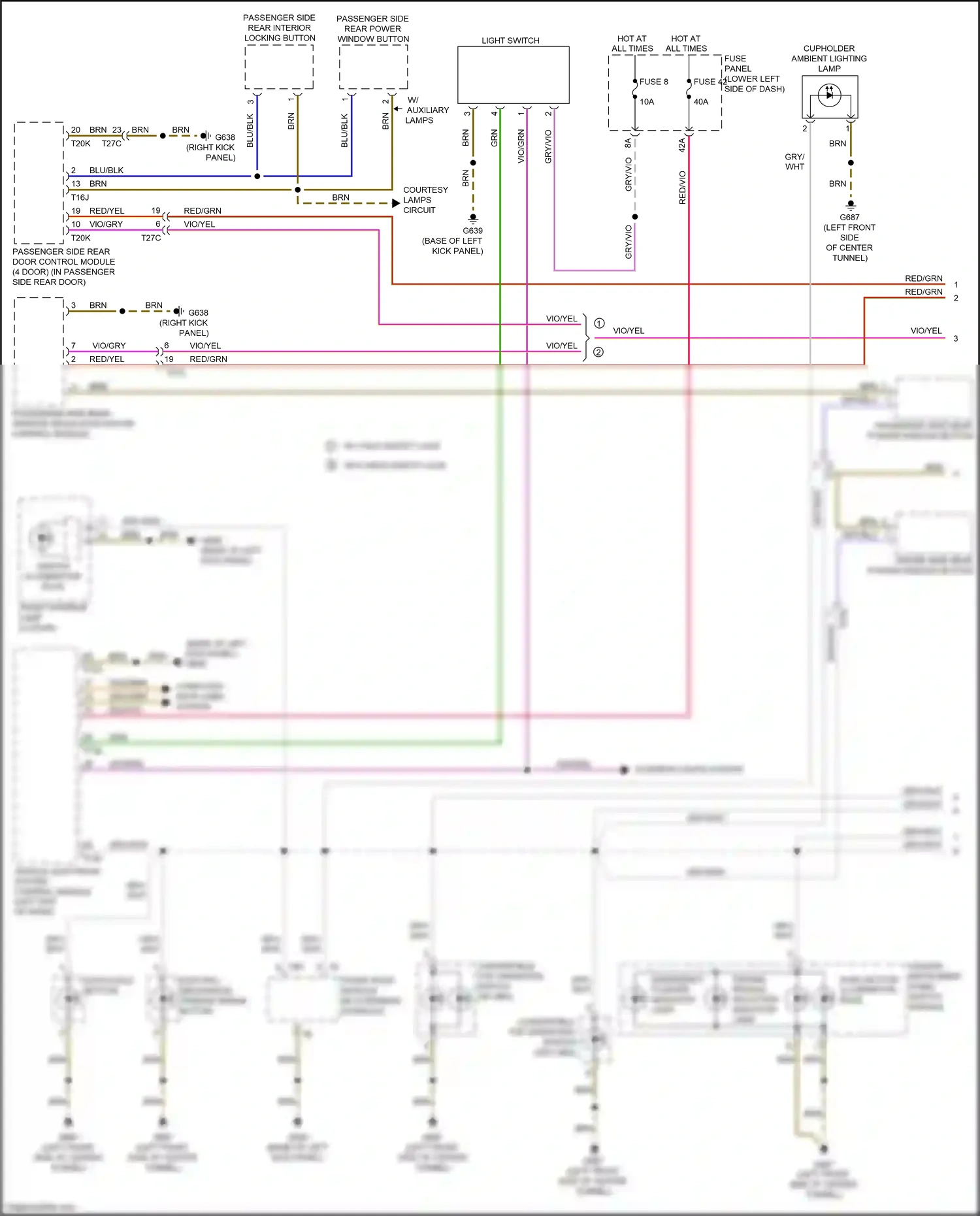 Audi RS3 8V facelift (2017-2021) vehicle electrical system control module wiring diagram  (9 of 39)