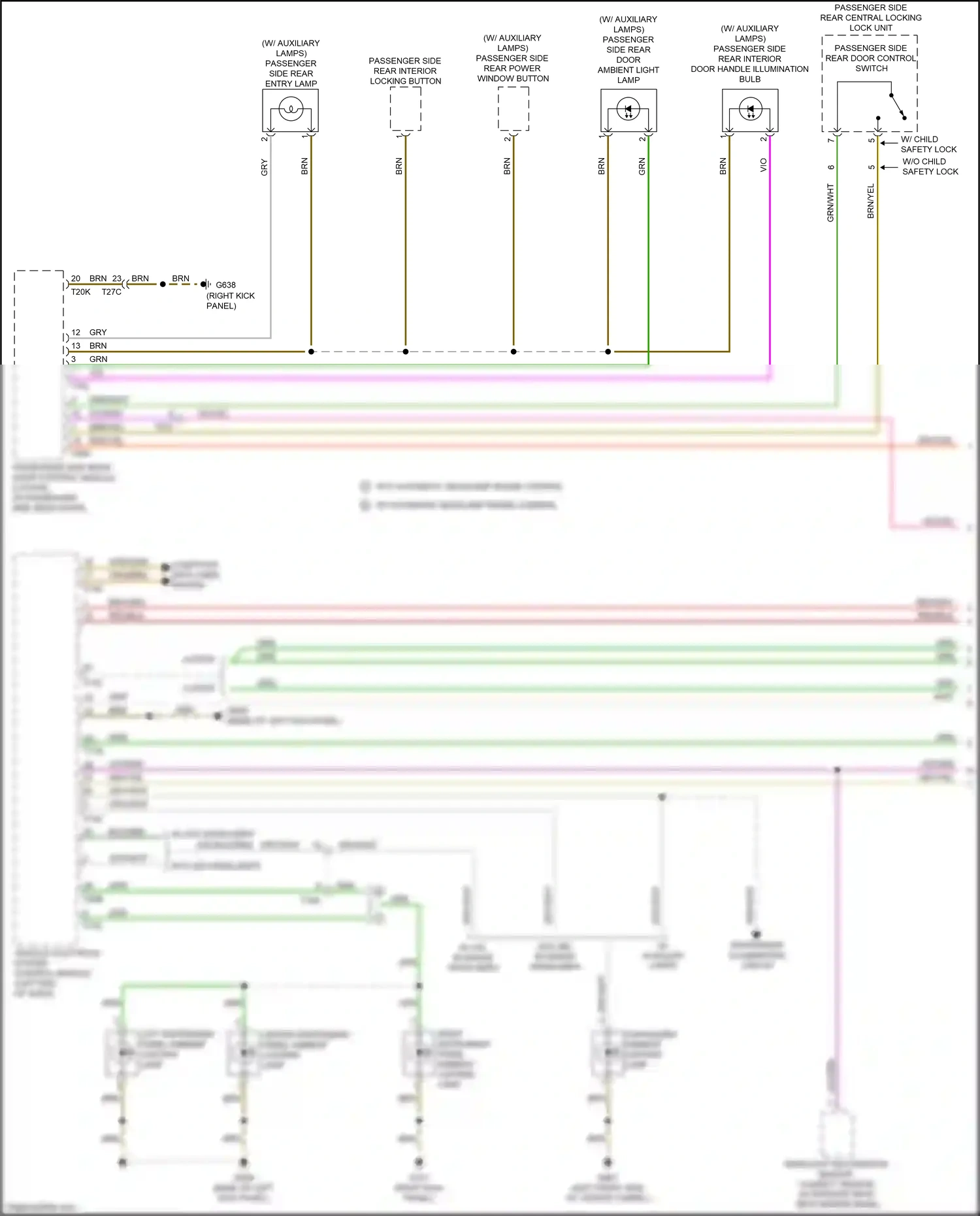 Audi RS3 8V facelift (2017-2021) w/ automatic headlamp range control wiring diagram  (1 of 1)