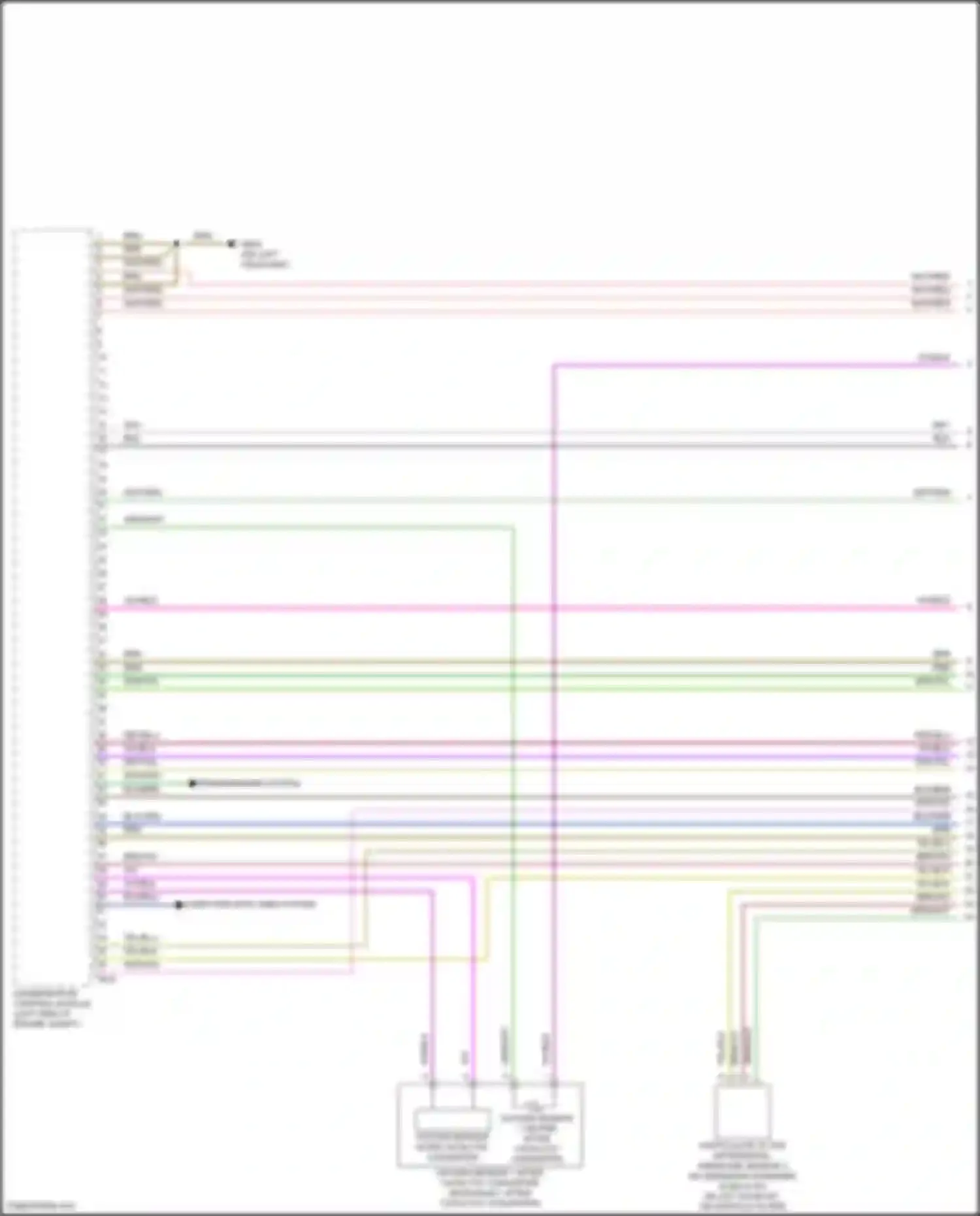 RS3 Audi 8Y (2021-2024): Wiring diagram engine performance 2.5l turbo (1 of 11)