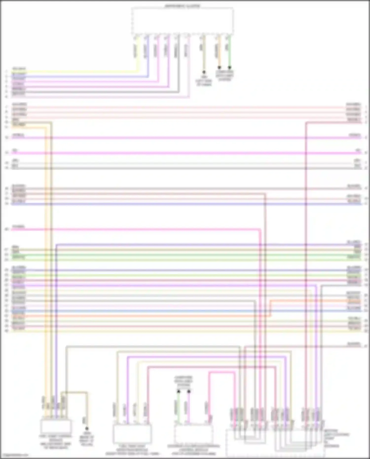 RS3 Audi 8Y (2021-2024): Wiring diagram engine performance 2.5l turbo (3 of 11)