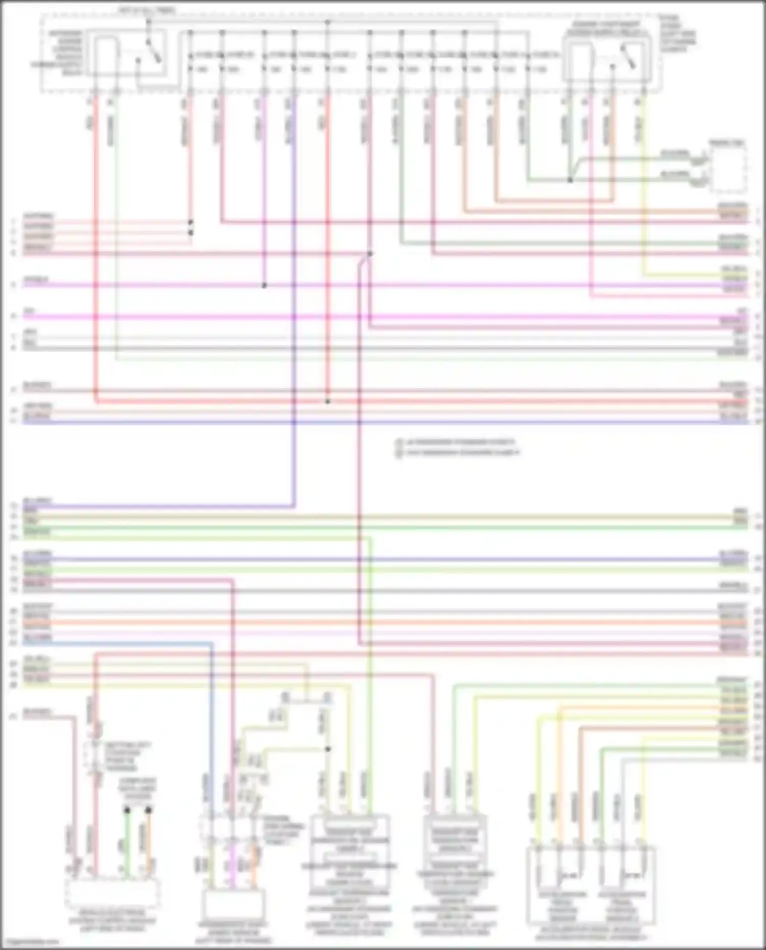 RS3 Audi 8Y (2021-2024): Wiring diagram engine performance 2.5l turbo (4 of 11)