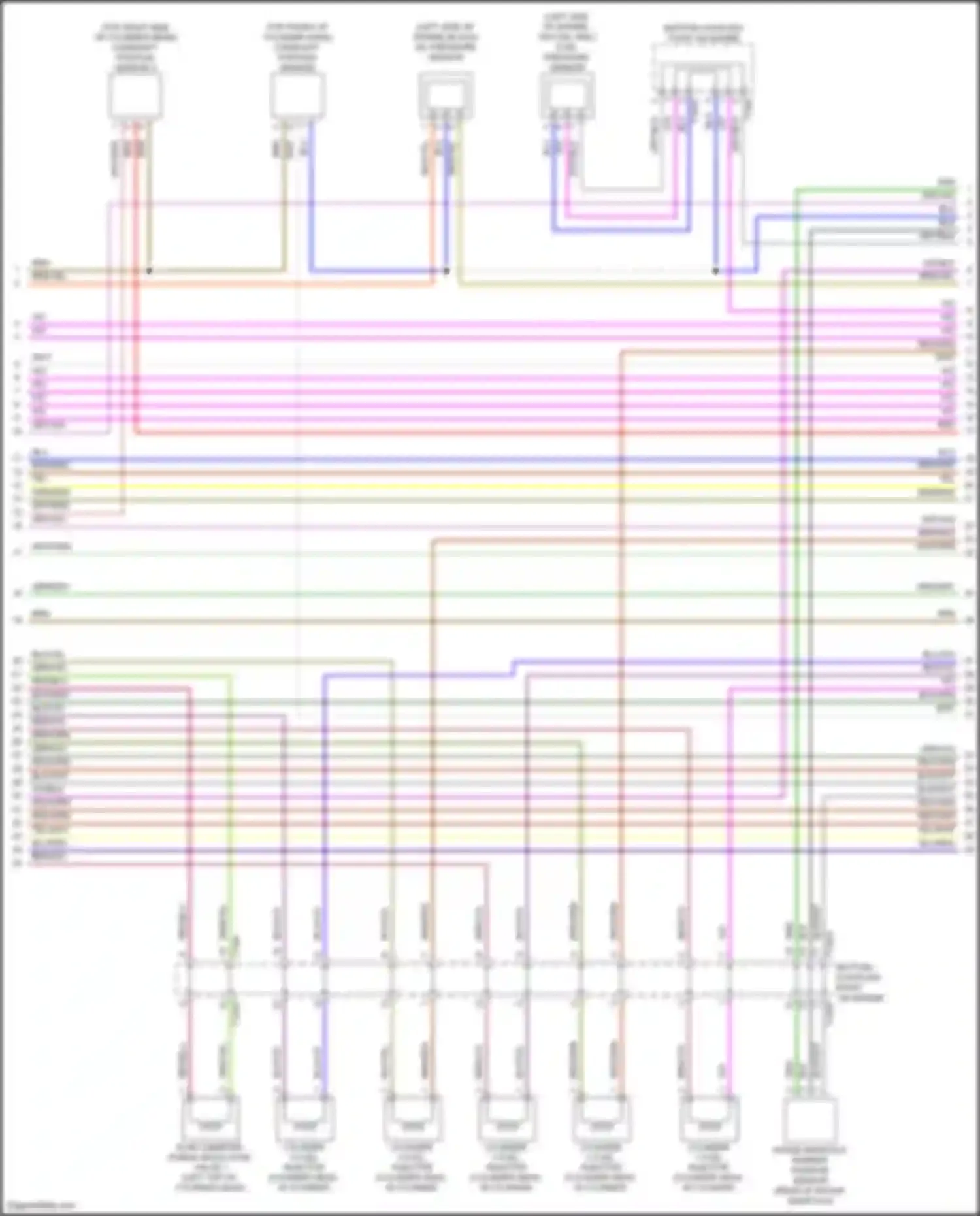 RS3 Audi 8Y (2021-2024): Wiring diagram engine performance 2.5l turbo (9 of 11)