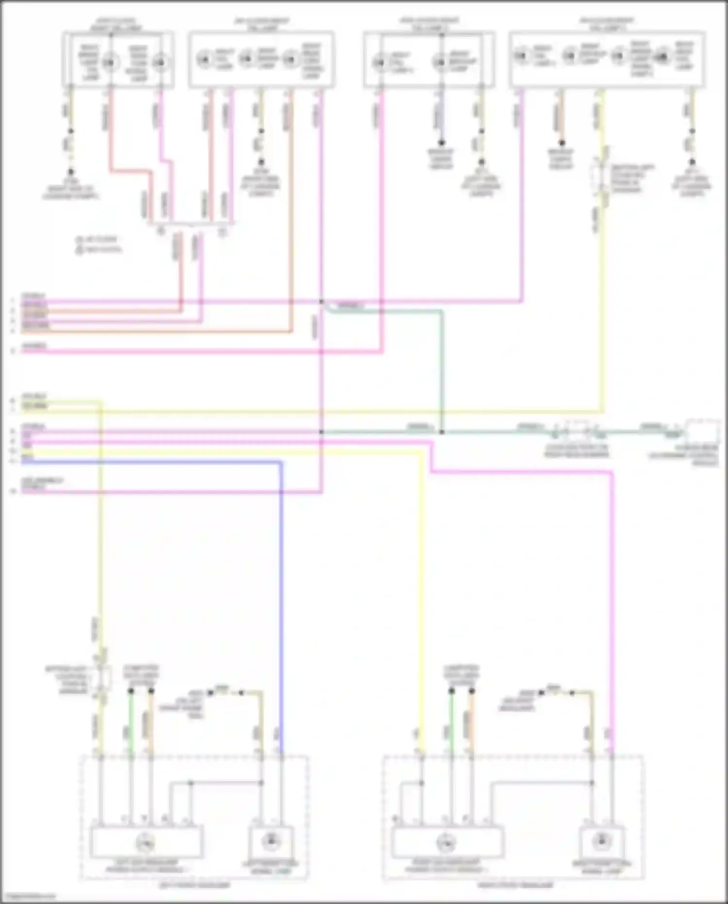 RS3 Audi 8Y (2021-2024): Exterior lamps circuit (3 of 3)