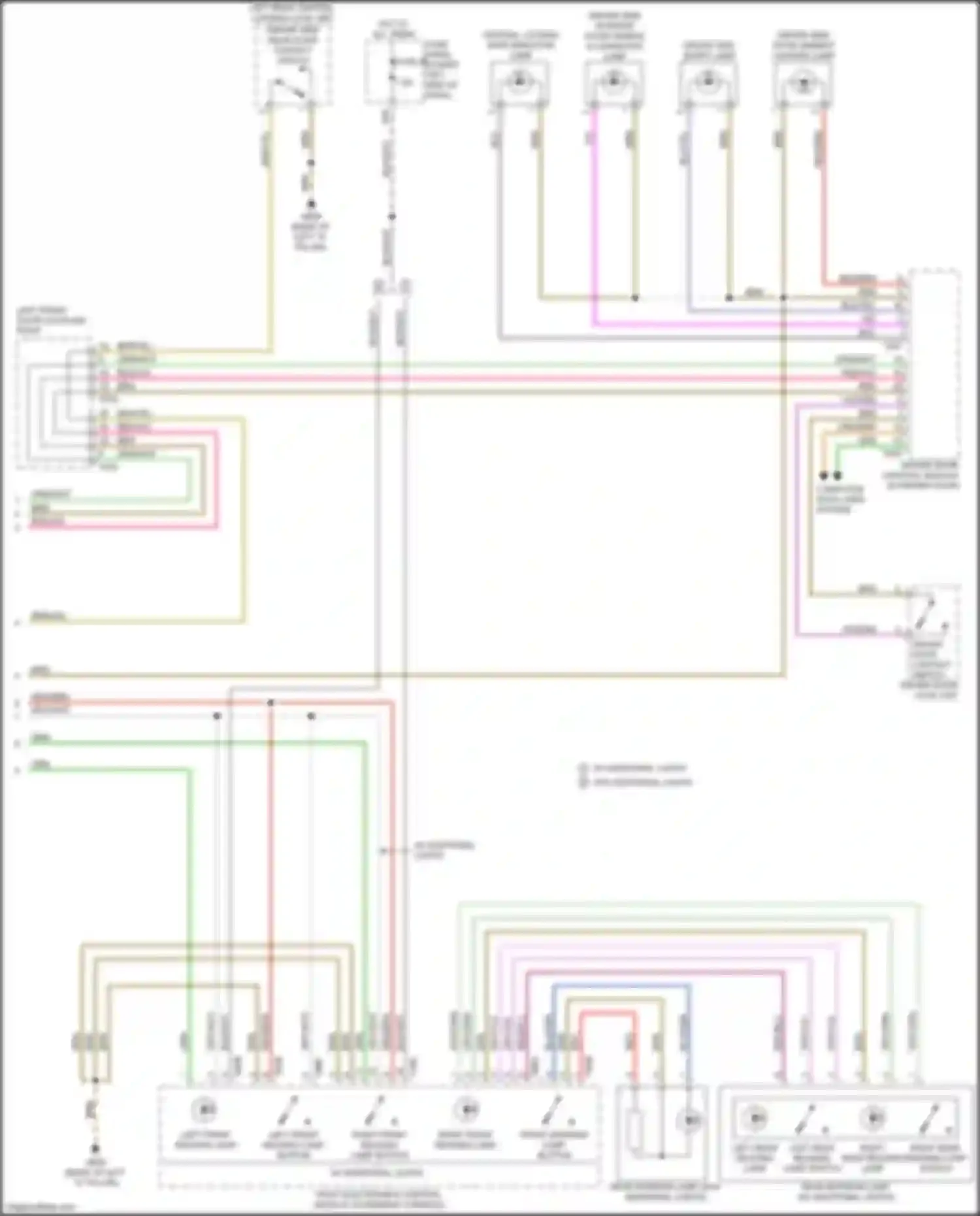RS3 Audi 8Y (2021-2024): Courtesy lamps circuit (4 of 4)
