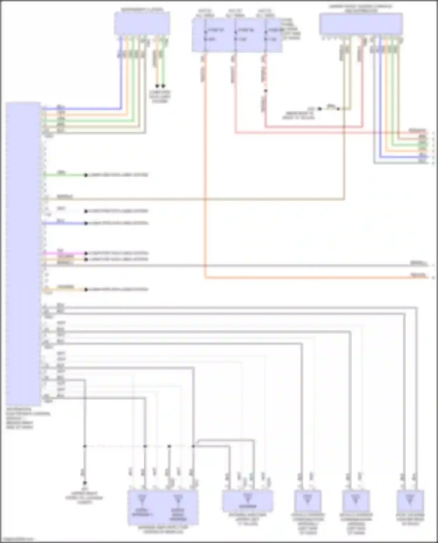 RS3 Audi 8Y (2021-2024): Navigation circuit, w/o amplifier (1 of 2)