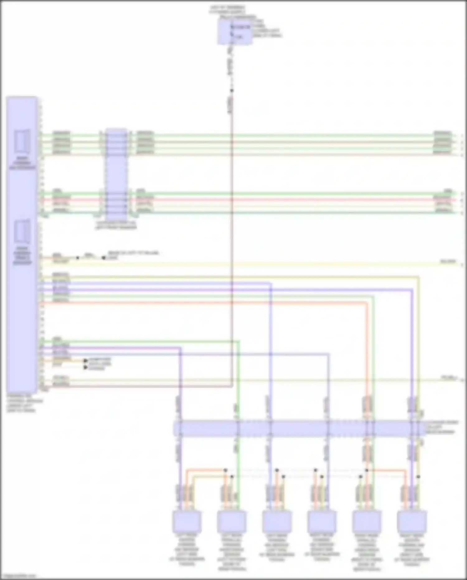 RS3 Audi 8Y (2021-2024): Parking assistant circuit (1 of 2)