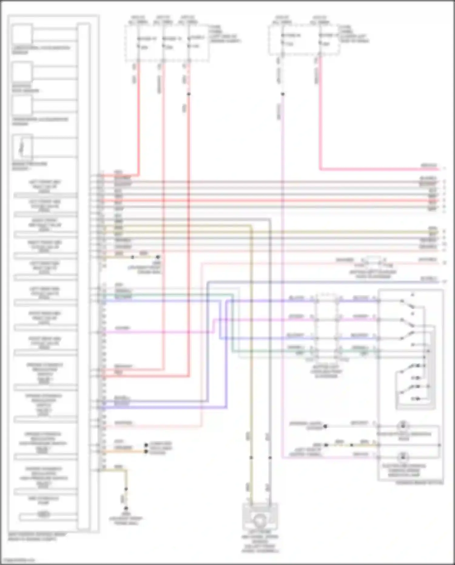 Wiring diagram abs hydraulic pump for Audi RS3 8Y (2021-2024) (1 of 1)