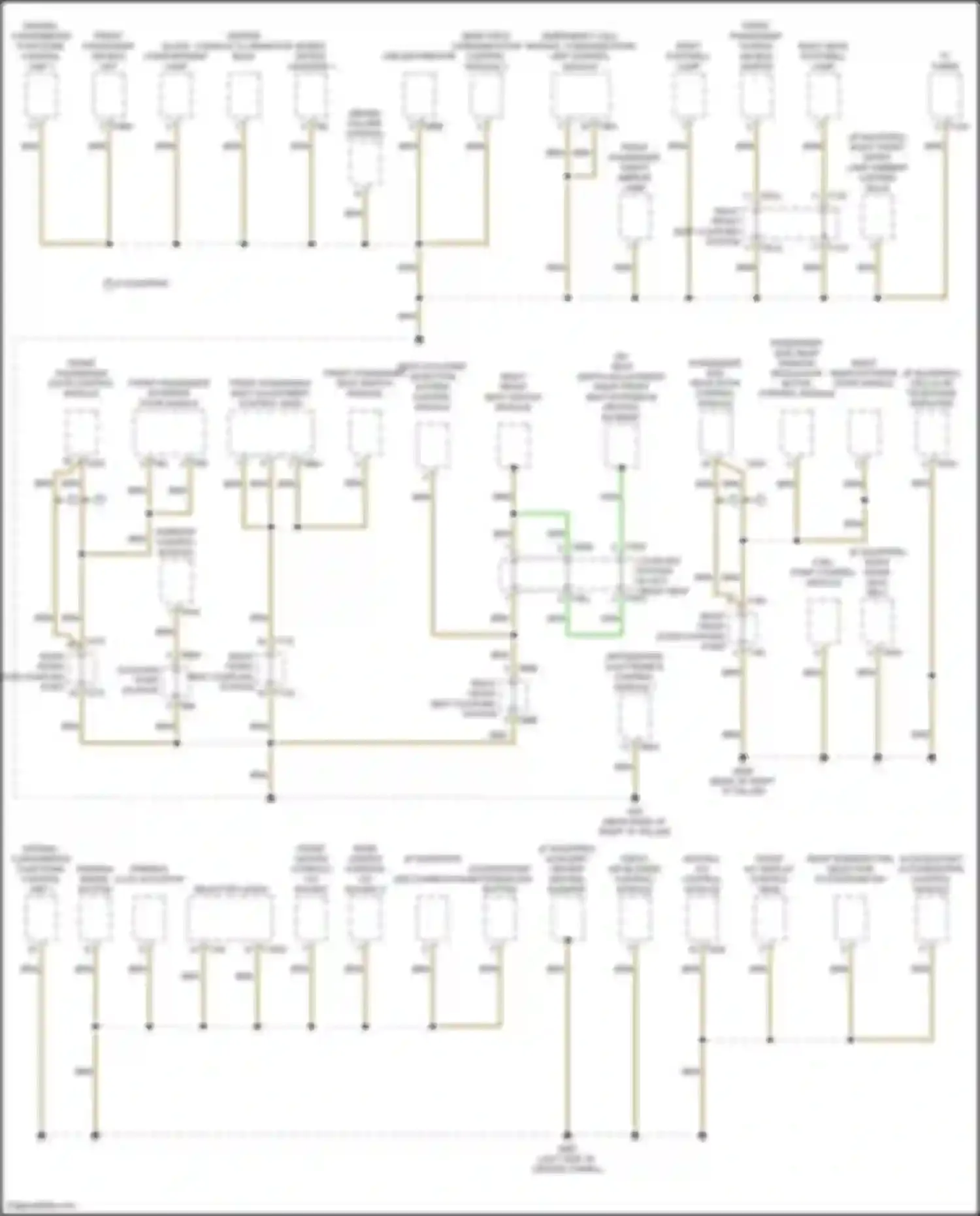 Wiring diagram access/start authorization button for Audi RS3 8Y (2021-2024) (1 of 4)